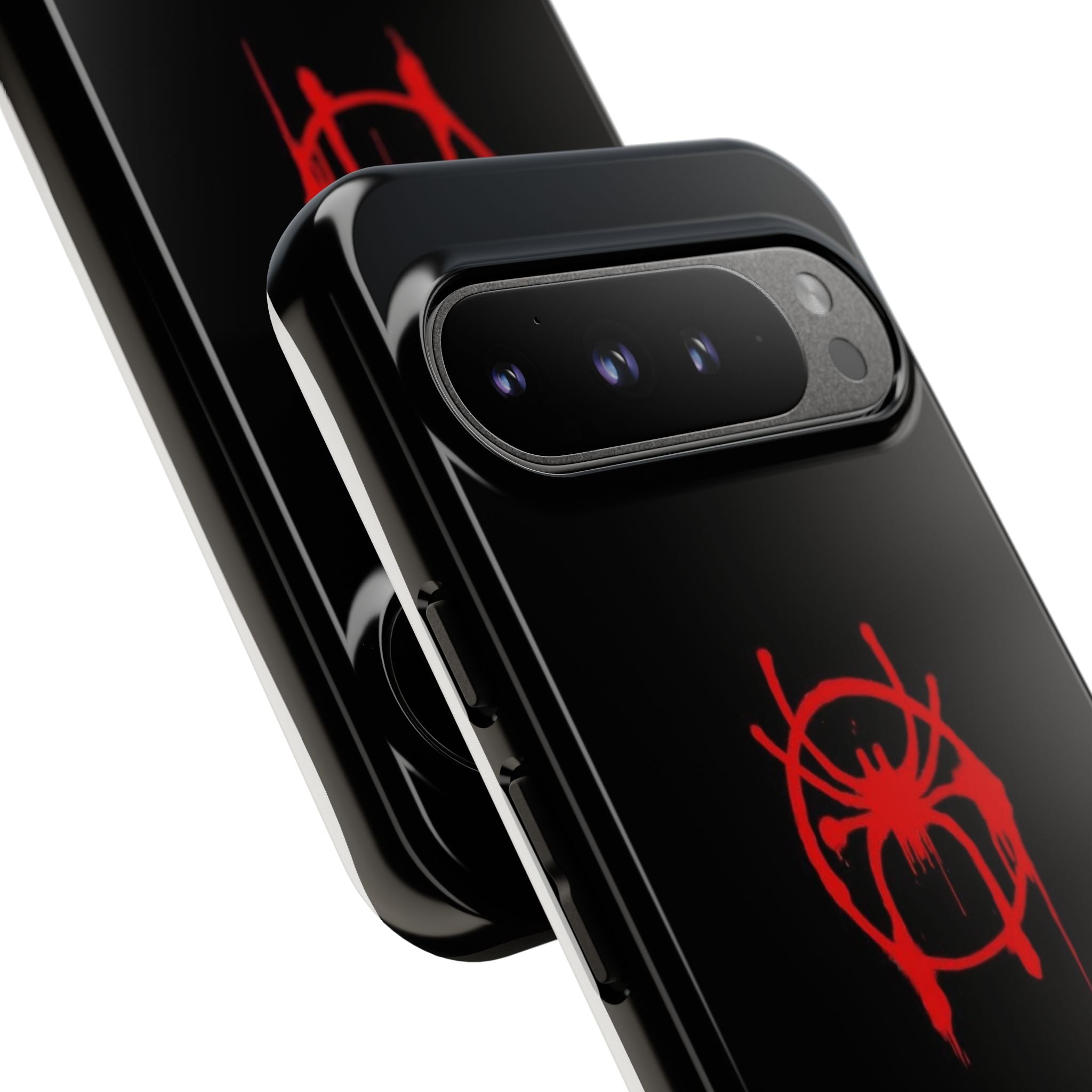 Red Spider Graphic Phone Case, Tough Phone Cover, Custom Mobile Protector, Stylish Gadget Accessory, Gift for Spider Fans
