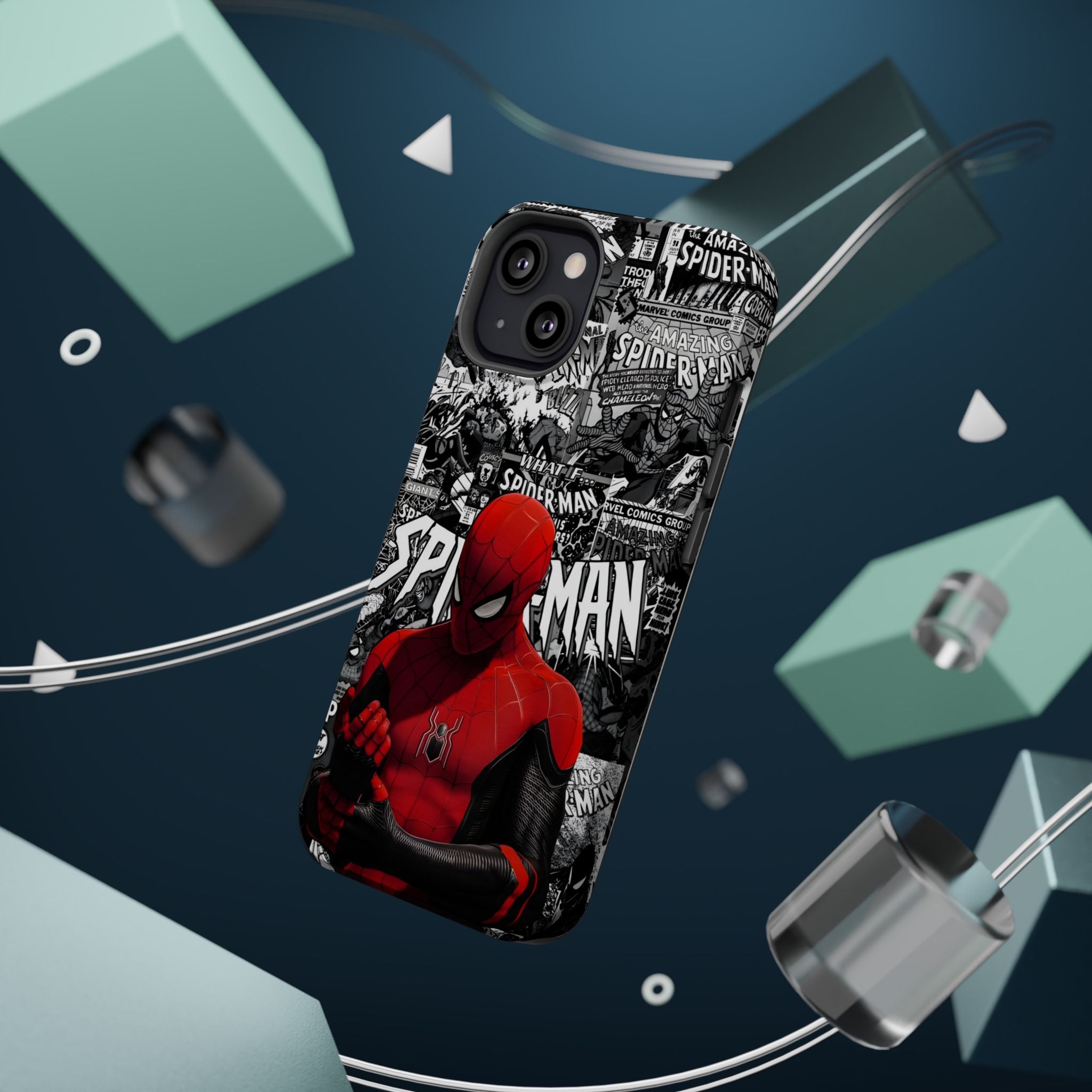 Spider-Man Magnetic Tough Case, Superhero Phone Cover, Gifts for Comic Book Fans, Durable Phone Protection, Kids and Adult Accessories
