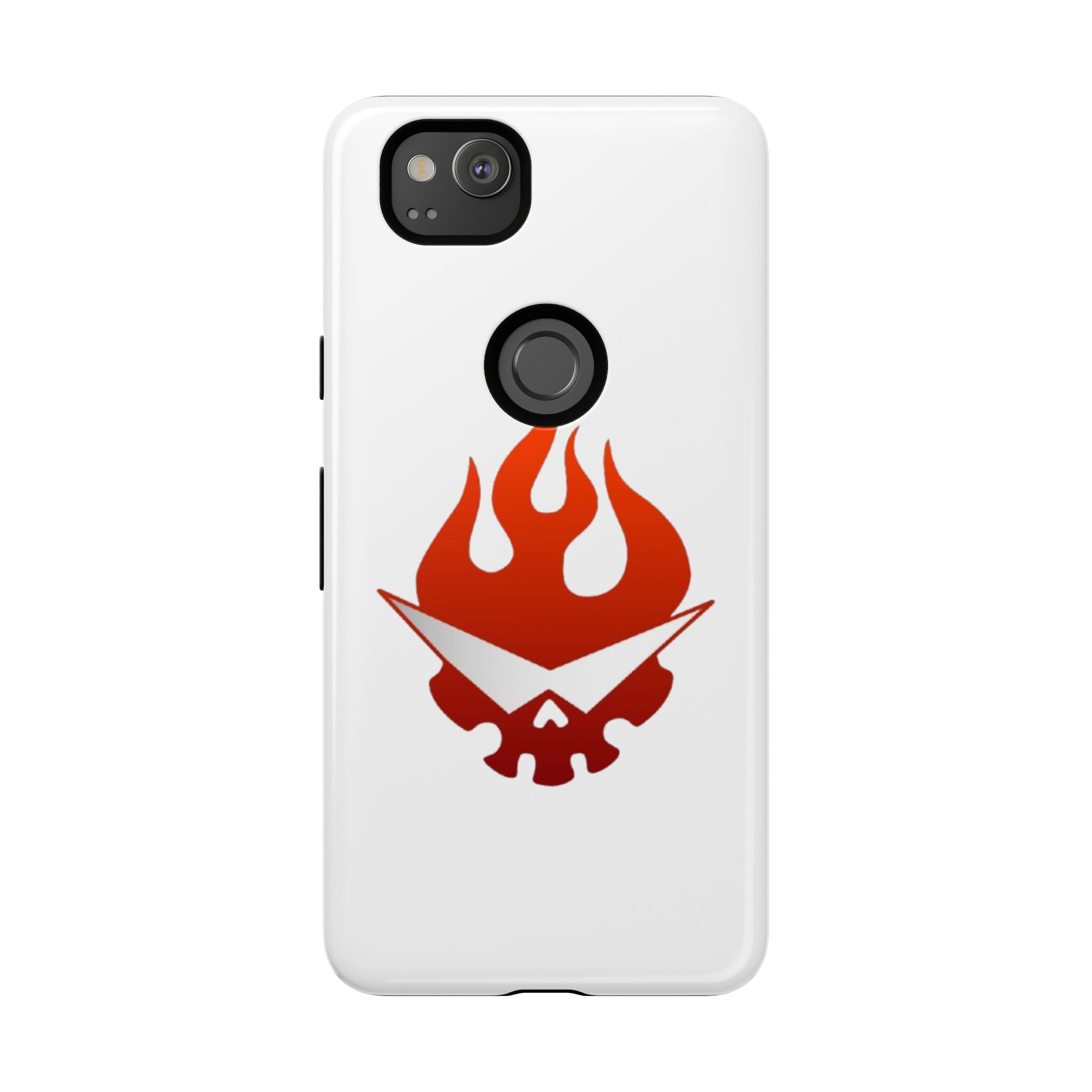 Bold Flame Phone Case, Tough Cases for Daily Protection, Stylish Accessories, Gift for Fire Lovers, Trendy Tech Gear