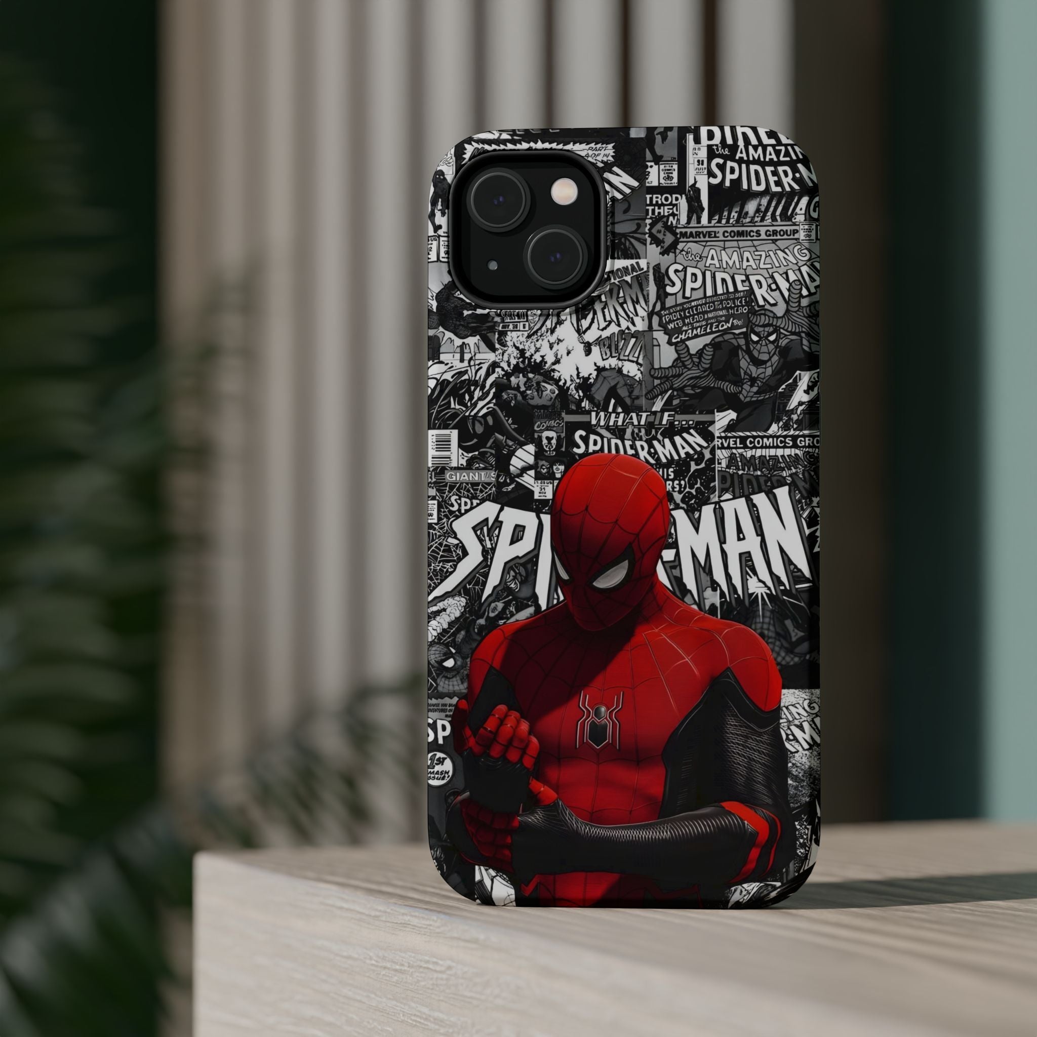 Spider-Man Magnetic Tough Case, Superhero Phone Cover, Gifts for Comic Book Fans, Durable Phone Protection, Kids and Adult Accessories