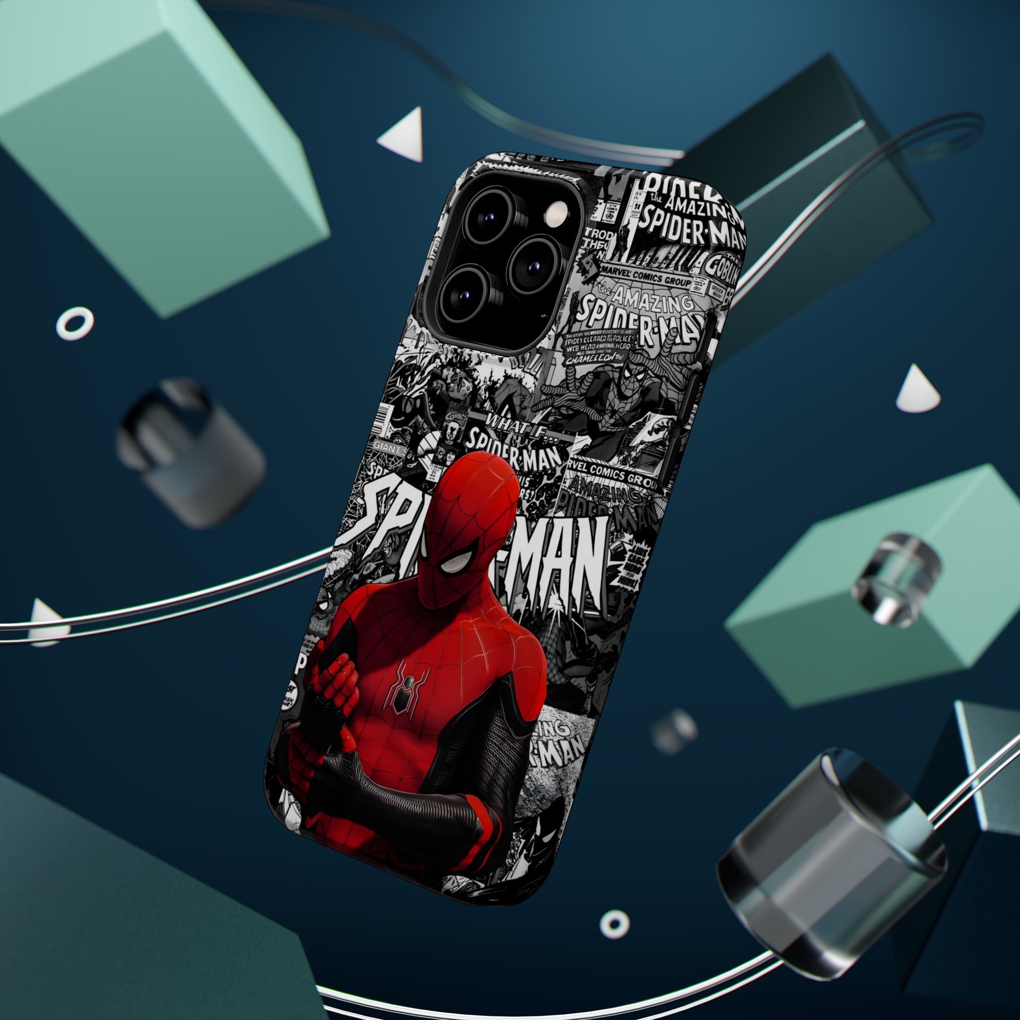 Spider-Man Magnetic Tough Case, Superhero Phone Cover, Gifts for Comic Book Fans, Durable Phone Protection, Kids and Adult Accessories
