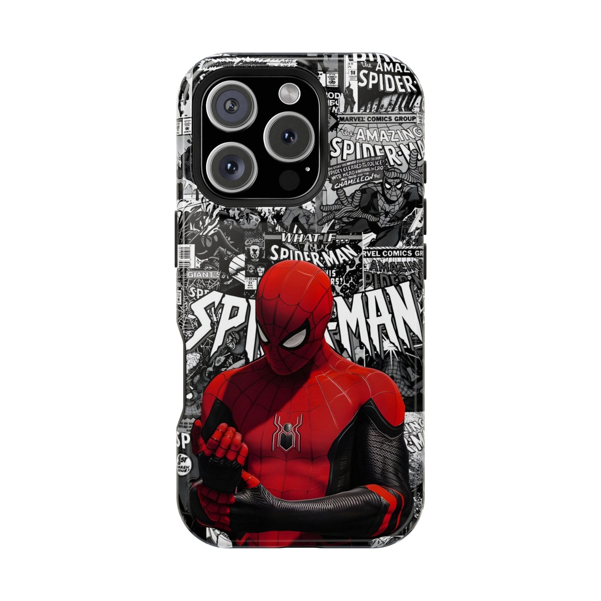 Spider-Man Magnetic Tough Case, Superhero Phone Cover, Gifts for Comic Book Fans, Durable Phone Protection, Kids and Adult Accessories