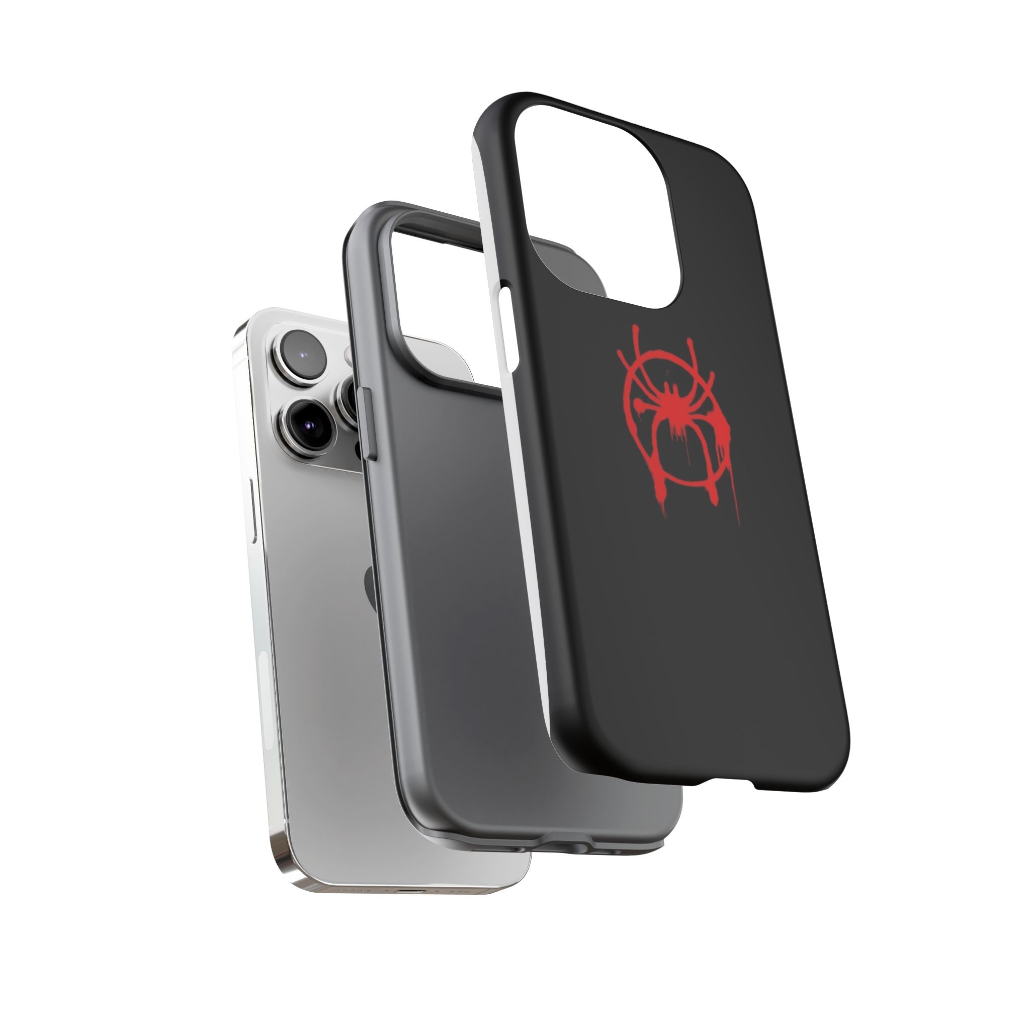 Red Spider Graphic Phone Case, Tough Phone Cover, Custom Mobile Protector, Stylish Gadget Accessory, Gift for Spider Fans