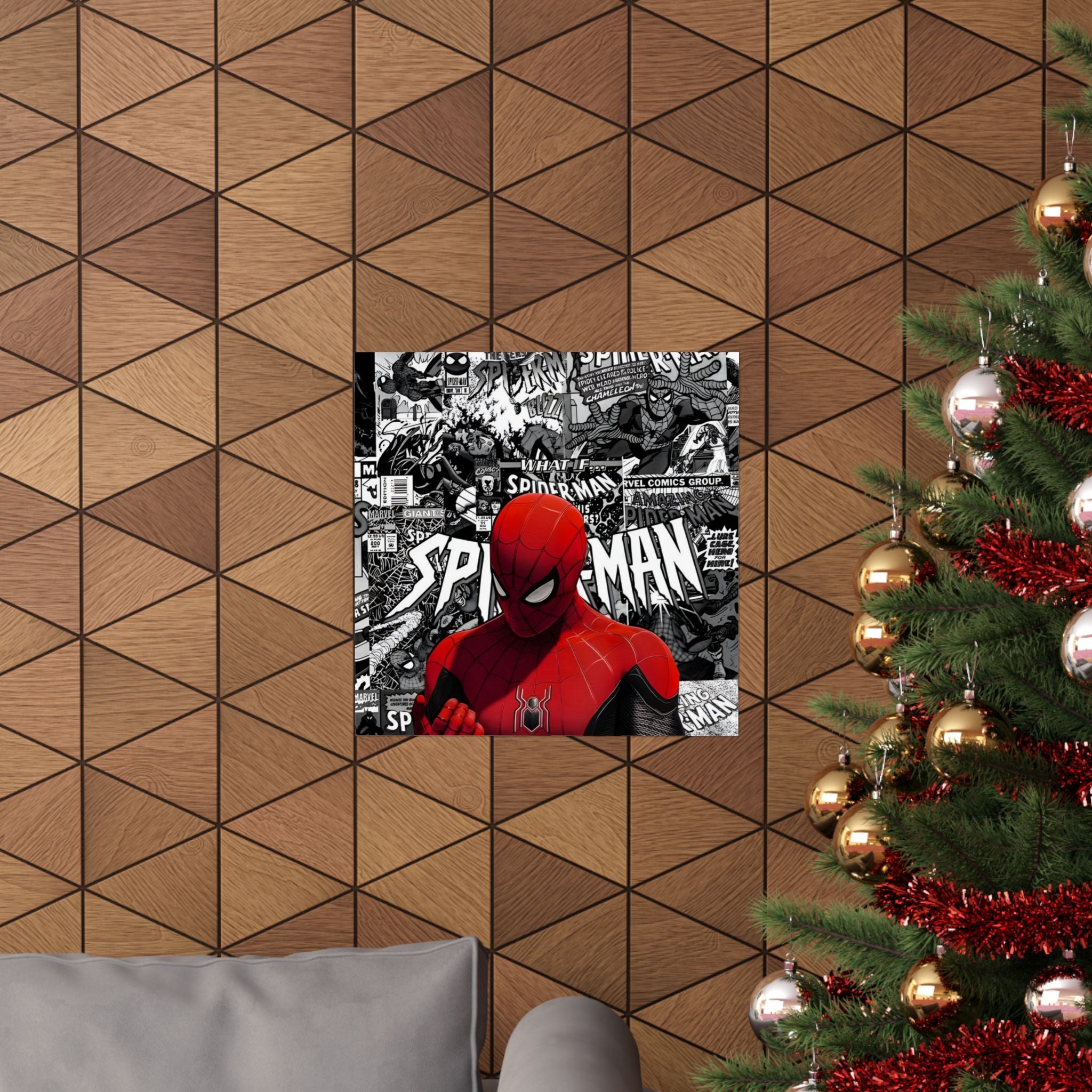 Spiderman Matte Vertical Posters | Comic Wall Art, Kids Room Decor, Superhero Print, Gift for Marvel Fans, Unique Home Decoration