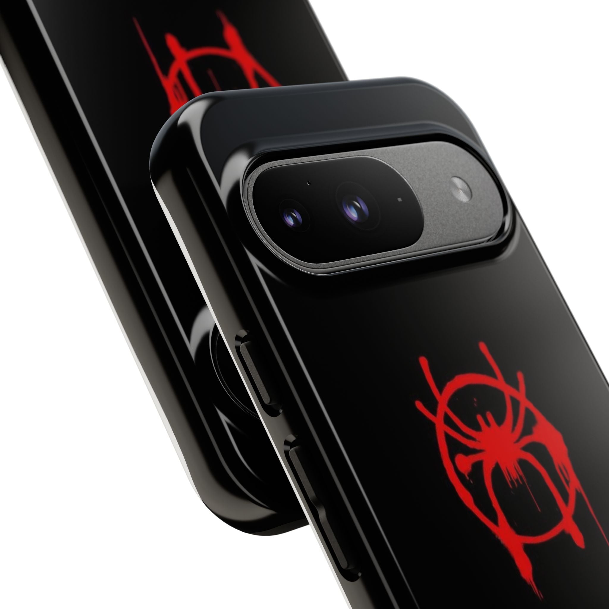 Red Spider Graphic Phone Case, Tough Phone Cover, Custom Mobile Protector, Stylish Gadget Accessory, Gift for Spider Fans