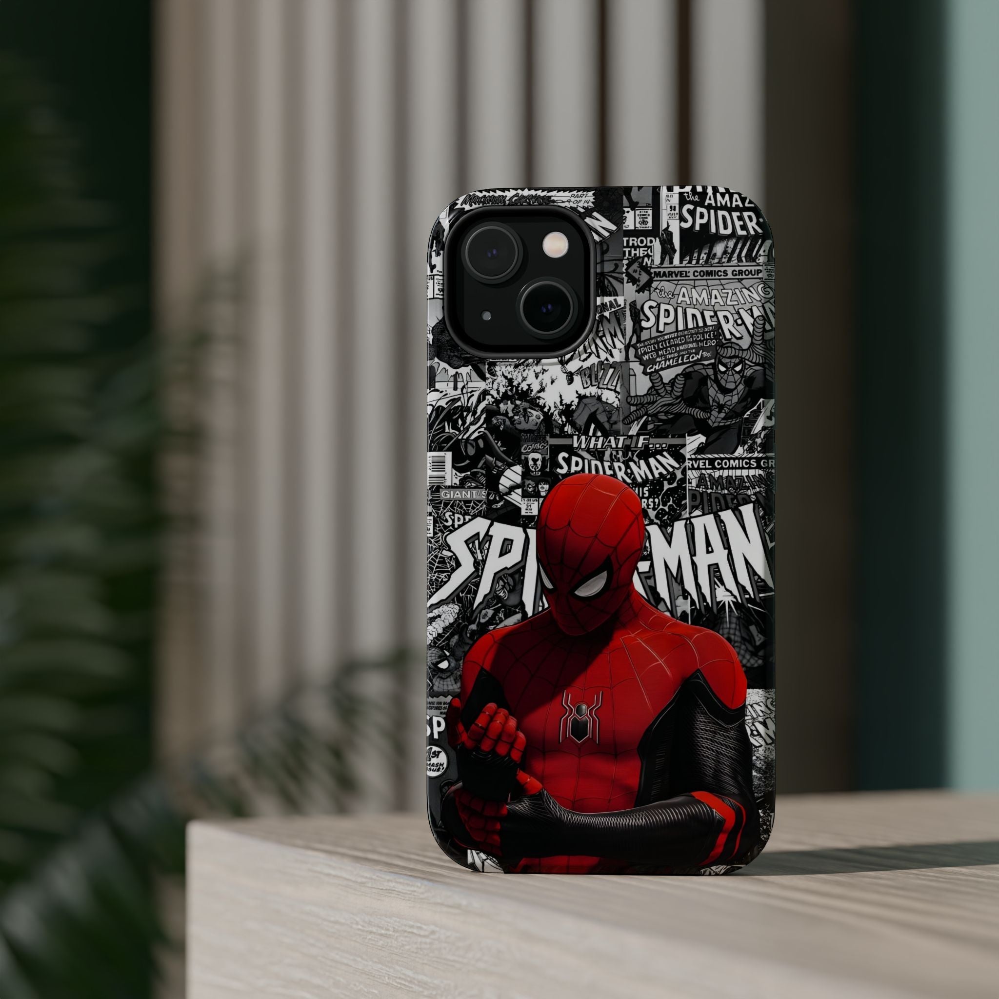 Spider-Man Magnetic Tough Case, Superhero Phone Cover, Gifts for Comic Book Fans, Durable Phone Protection, Kids and Adult Accessories