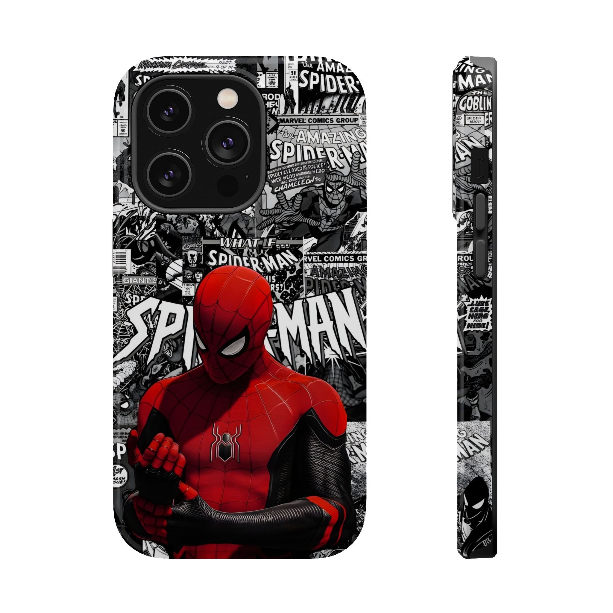 Spider-Man Magnetic Tough Case, Superhero Phone Cover, Gifts for Comic Book Fans, Durable Phone Protection, Kids and Adult Accessories