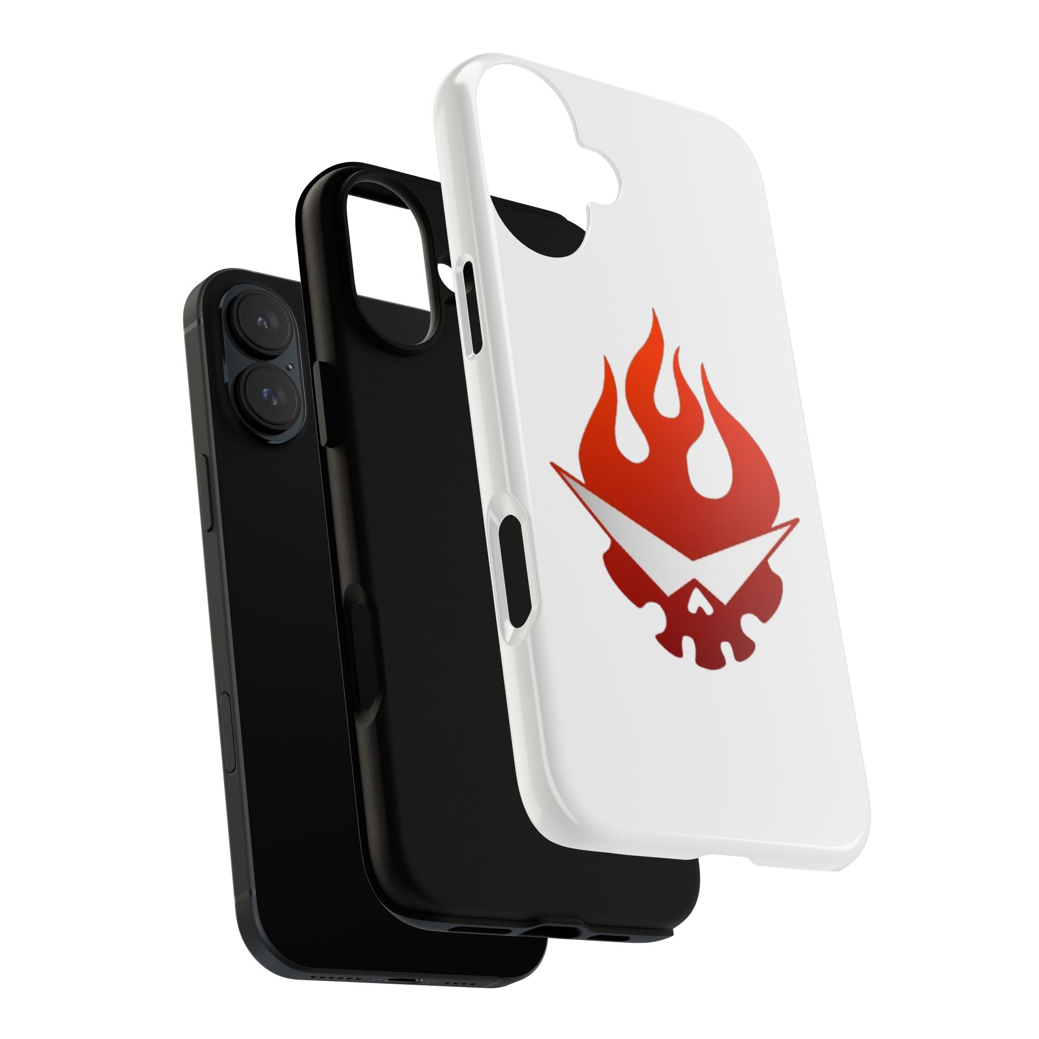 Bold Flame Phone Case, Tough Cases for Daily Protection, Stylish Accessories, Gift for Fire Lovers, Trendy Tech Gear