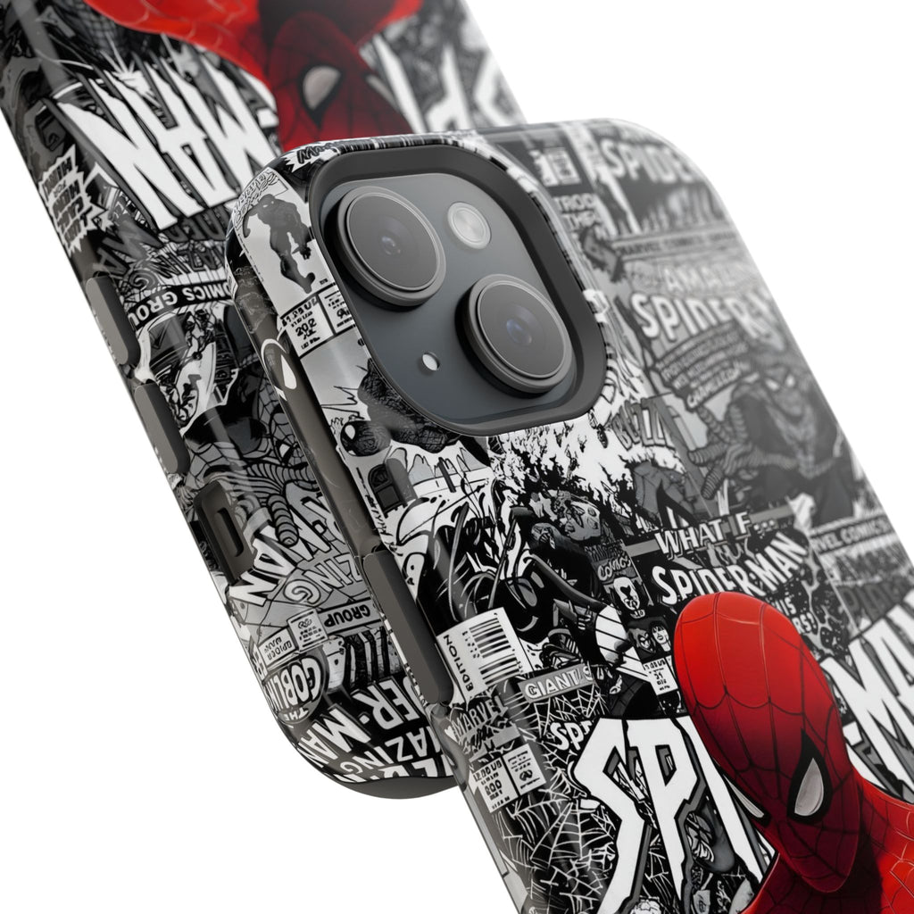 Spider-Man Magnetic Tough Case, Superhero Phone Cover, Gifts for Comic Book Fans, Durable Phone Protection, Kids and Adult Accessories