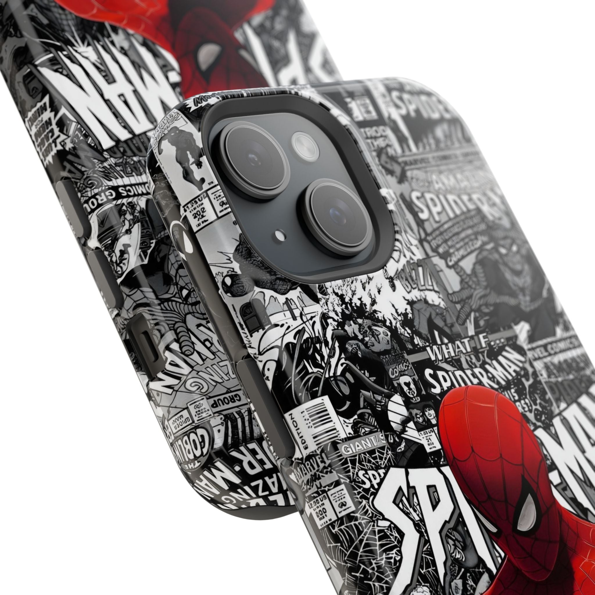 Spider-Man Magnetic Tough Case, Superhero Phone Cover, Gifts for Comic Book Fans, Durable Phone Protection, Kids and Adult Accessories