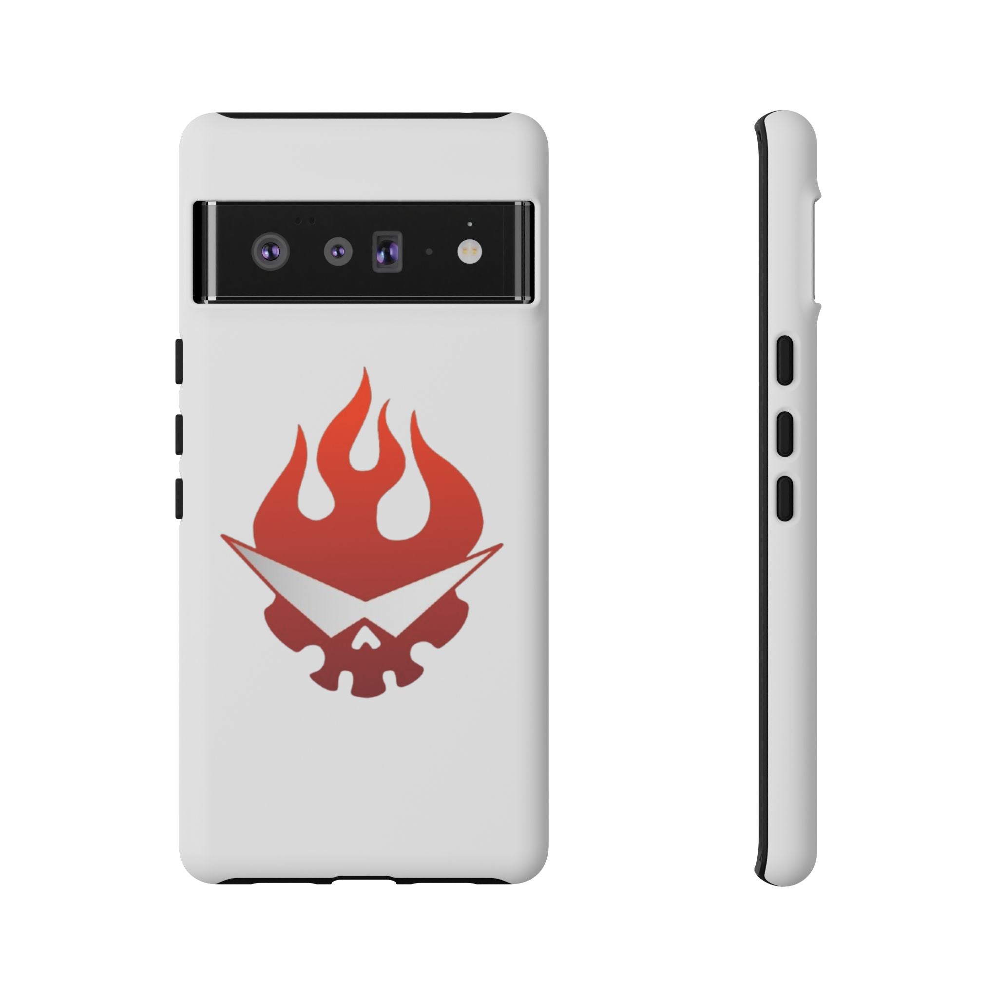 Bold Flame Phone Case, Tough Cases for Daily Protection, Stylish Accessories, Gift for Fire Lovers, Trendy Tech Gear