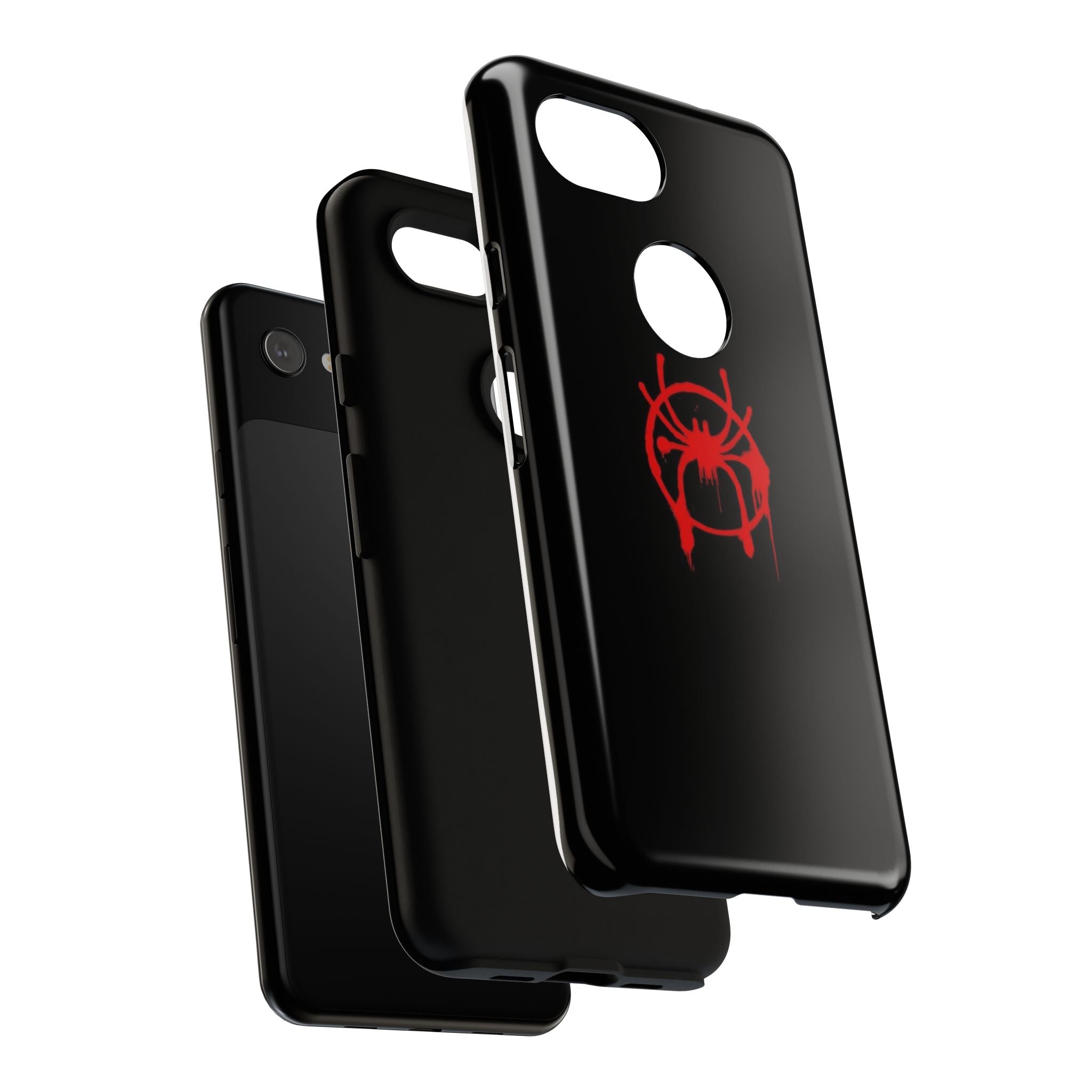 Red Spider Graphic Phone Case, Tough Phone Cover, Custom Mobile Protector, Stylish Gadget Accessory, Gift for Spider Fans