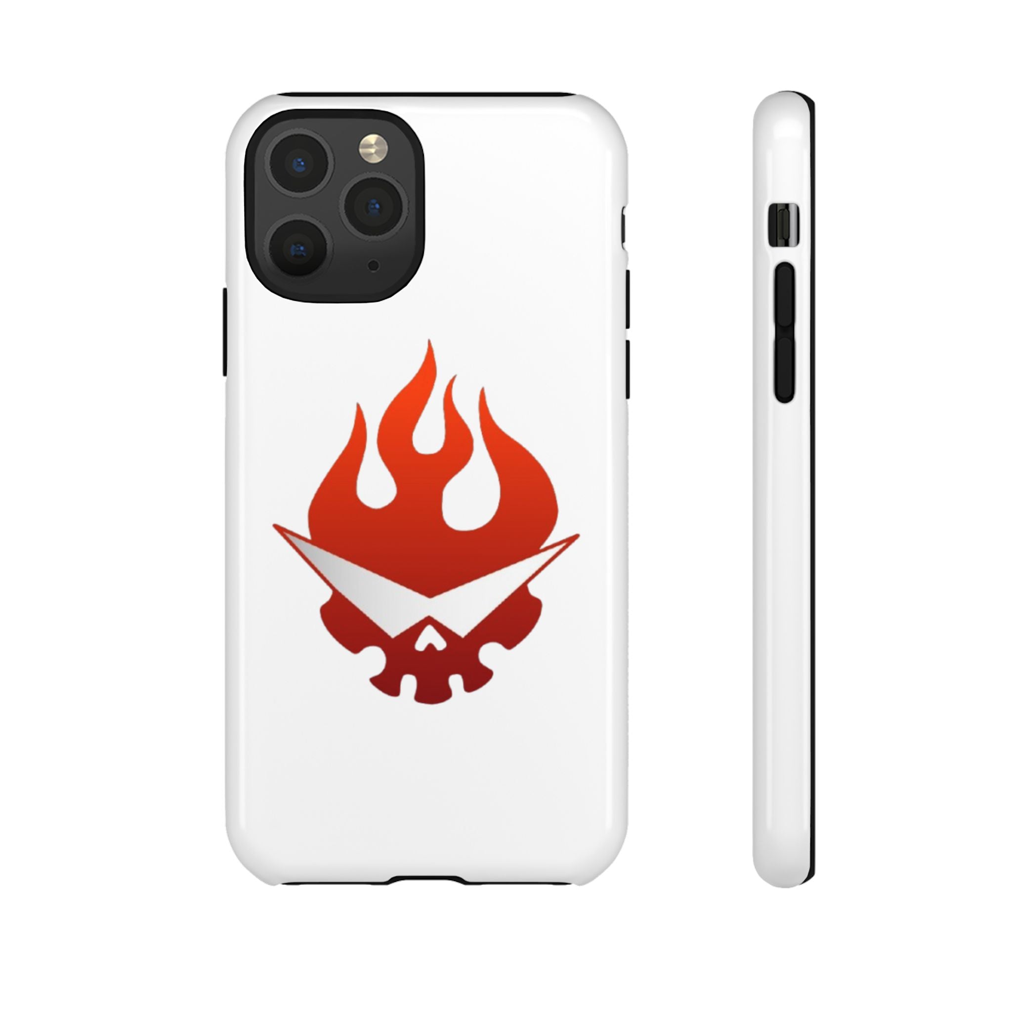Bold Flame Phone Case, Tough Cases for Daily Protection, Stylish Accessories, Gift for Fire Lovers, Trendy Tech Gear