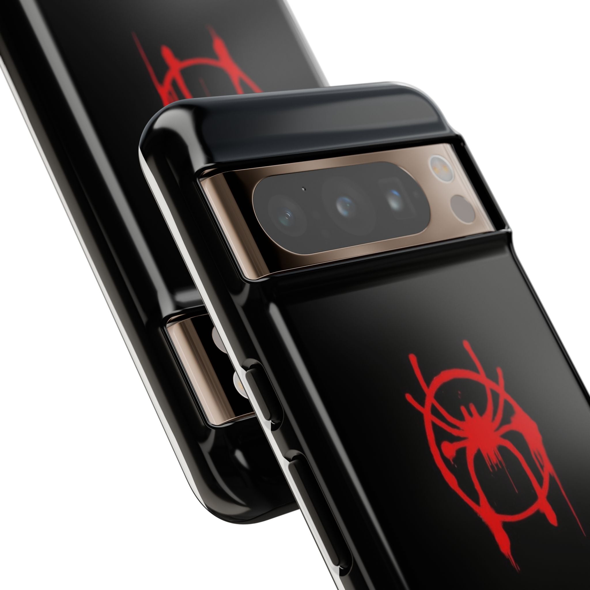 Red Spider Graphic Phone Case, Tough Phone Cover, Custom Mobile Protector, Stylish Gadget Accessory, Gift for Spider Fans