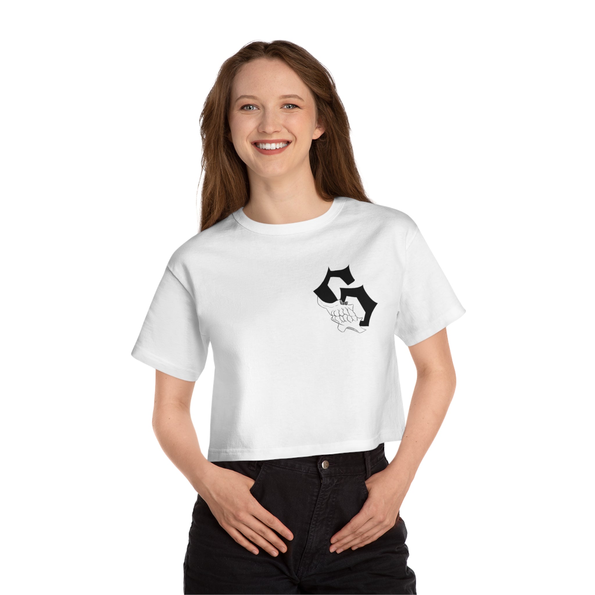 Champion Women's Heritage Cropped T-Shirt - Trendy Casual Wear, Perfect for Summer Days, Street Style, Fashionable Outfit, Gift for Her