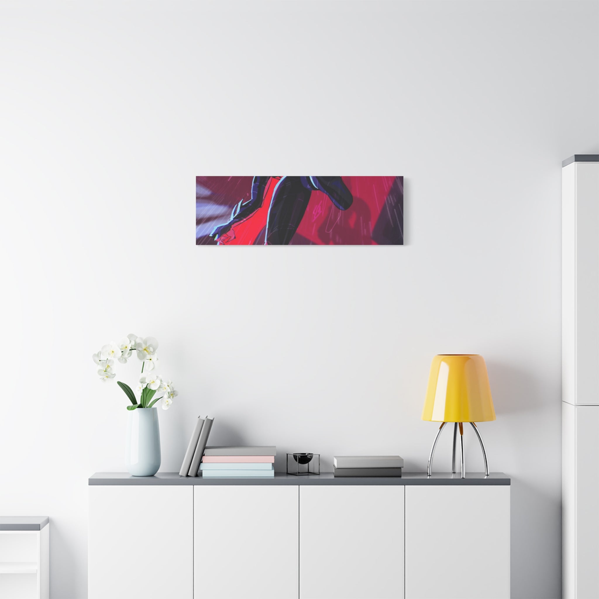 Stretched Canvas Art Print, Gothic Wall Decor, Perfect Gift for Art Lovers, Modern Bedroom Decor, Unique Home Wall Art, Gift for Her