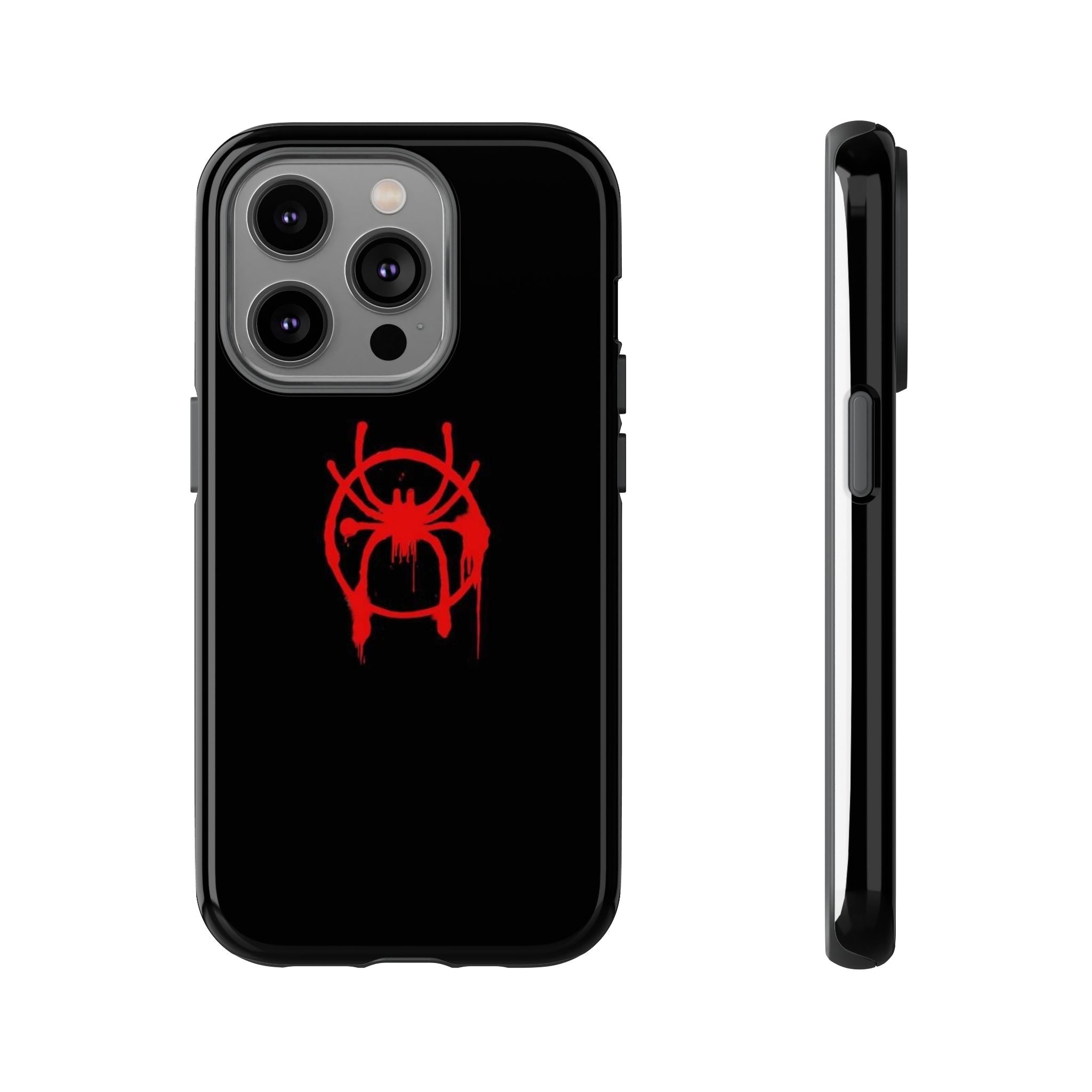 Red Spider Graphic Phone Case, Tough Phone Cover, Custom Mobile Protector, Stylish Gadget Accessory, Gift for Spider Fans