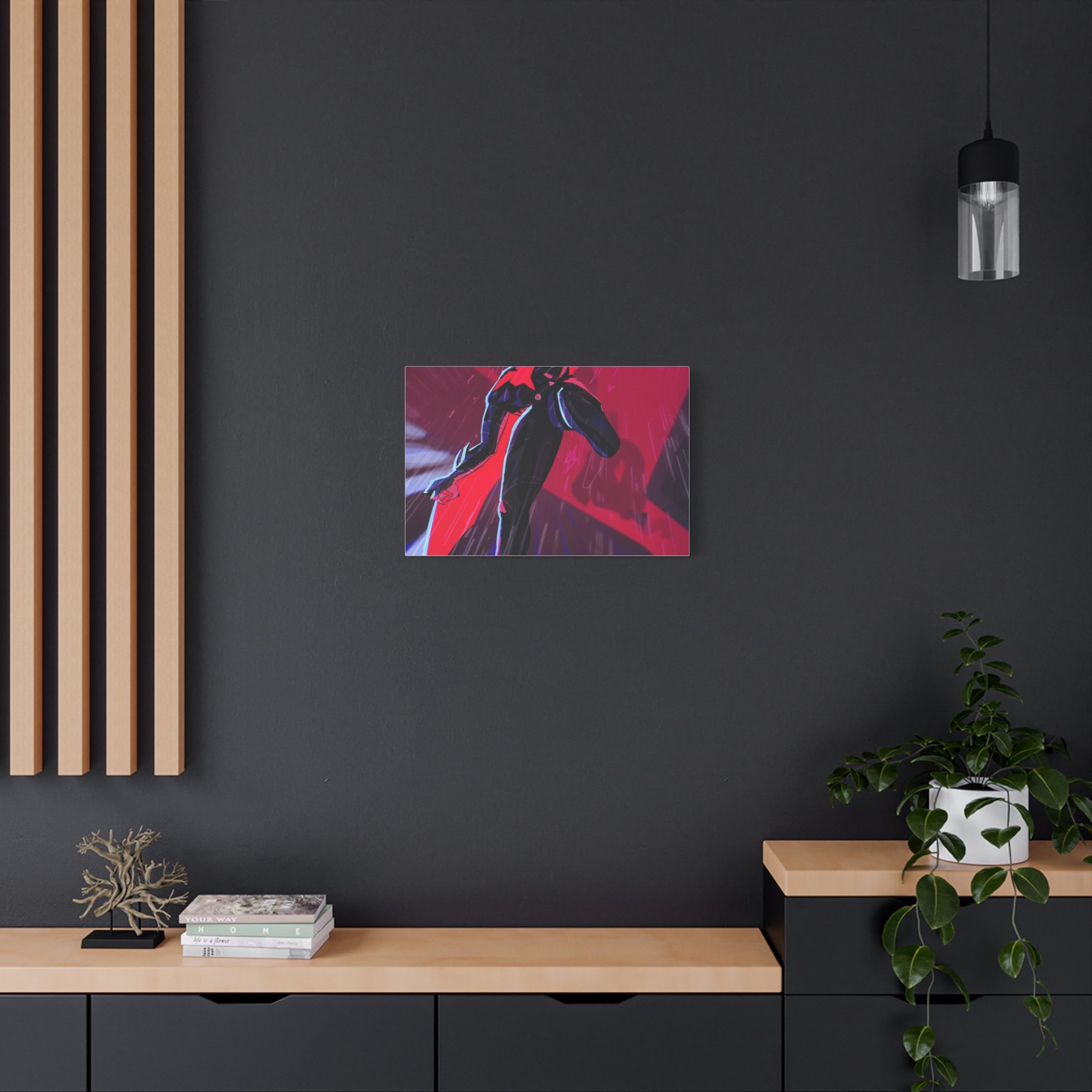 Stretched Canvas Art Print, Gothic Wall Decor, Perfect Gift for Art Lovers, Modern Bedroom Decor, Unique Home Wall Art, Gift for Her
