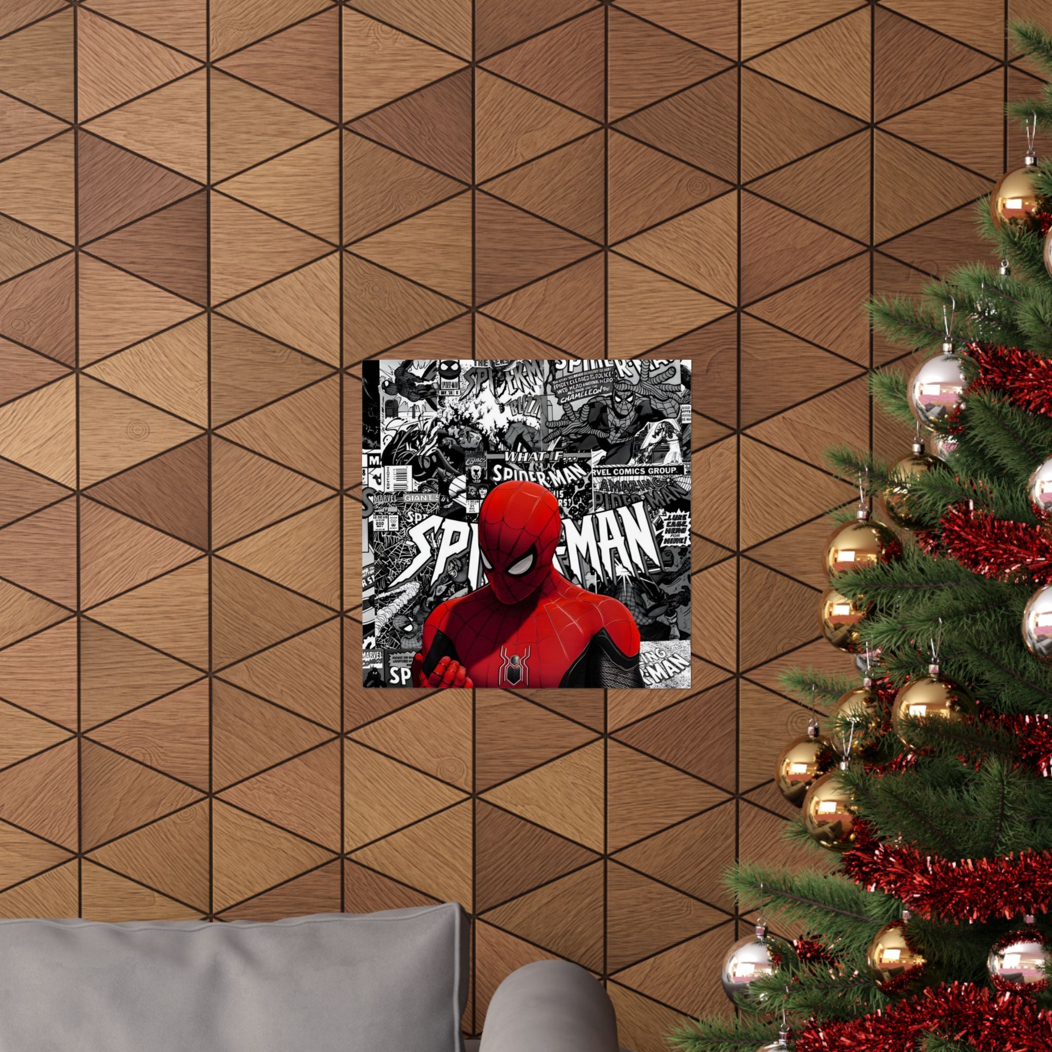 Spiderman Matte Vertical Posters | Comic Wall Art, Kids Room Decor, Superhero Print, Gift for Marvel Fans, Unique Home Decoration