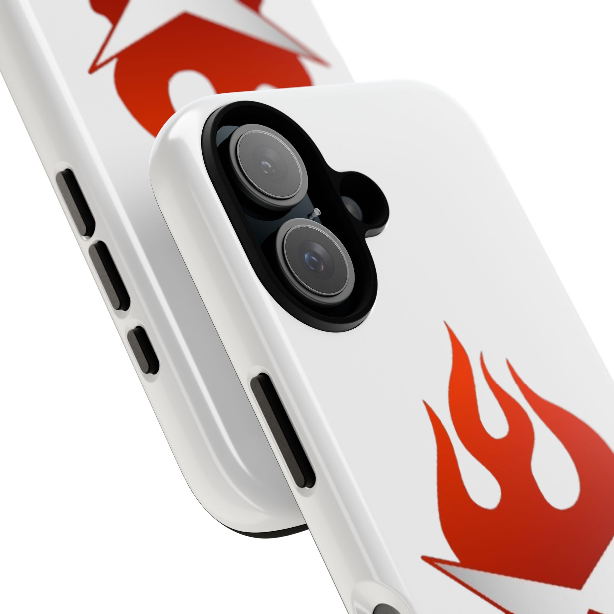Bold Flame Phone Case, Tough Cases for Daily Protection, Stylish Accessories, Gift for Fire Lovers, Trendy Tech Gear