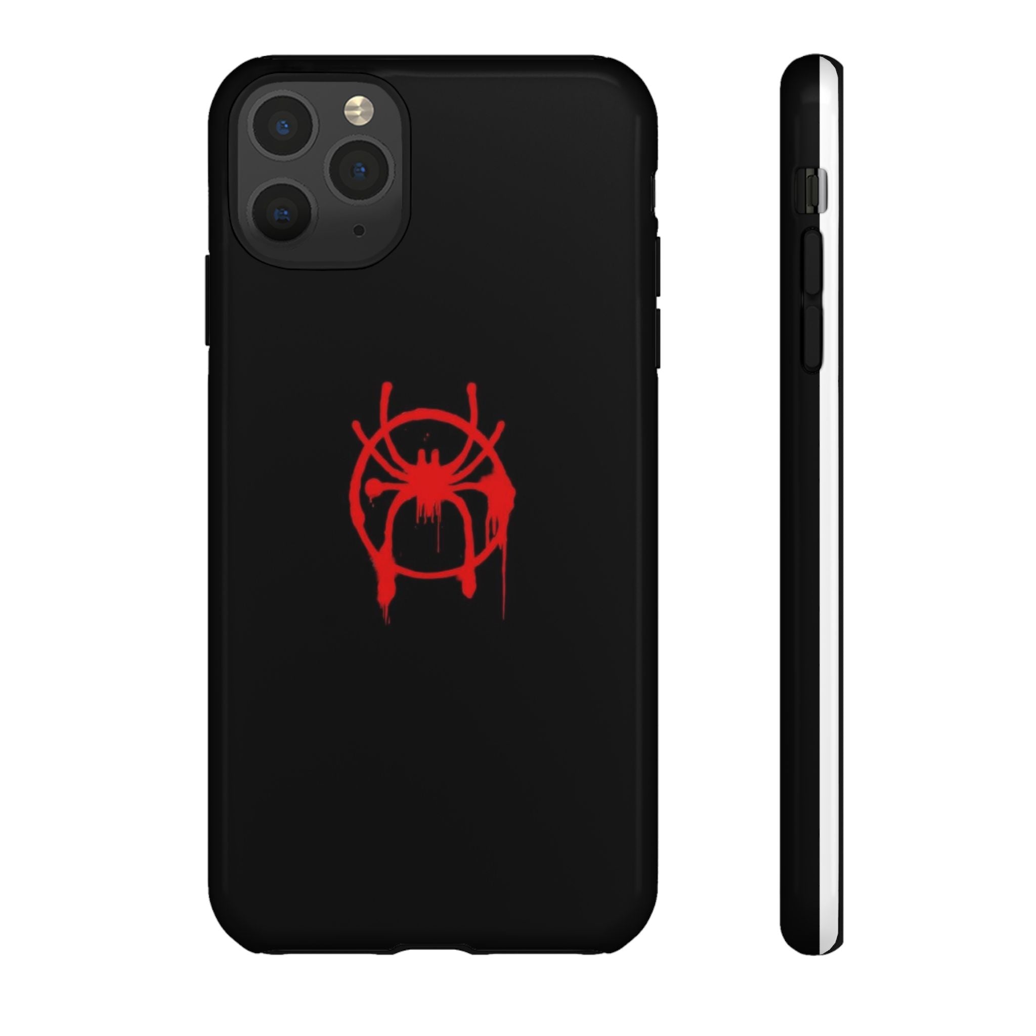 Red Spider Graphic Phone Case, Tough Phone Cover, Custom Mobile Protector, Stylish Gadget Accessory, Gift for Spider Fans