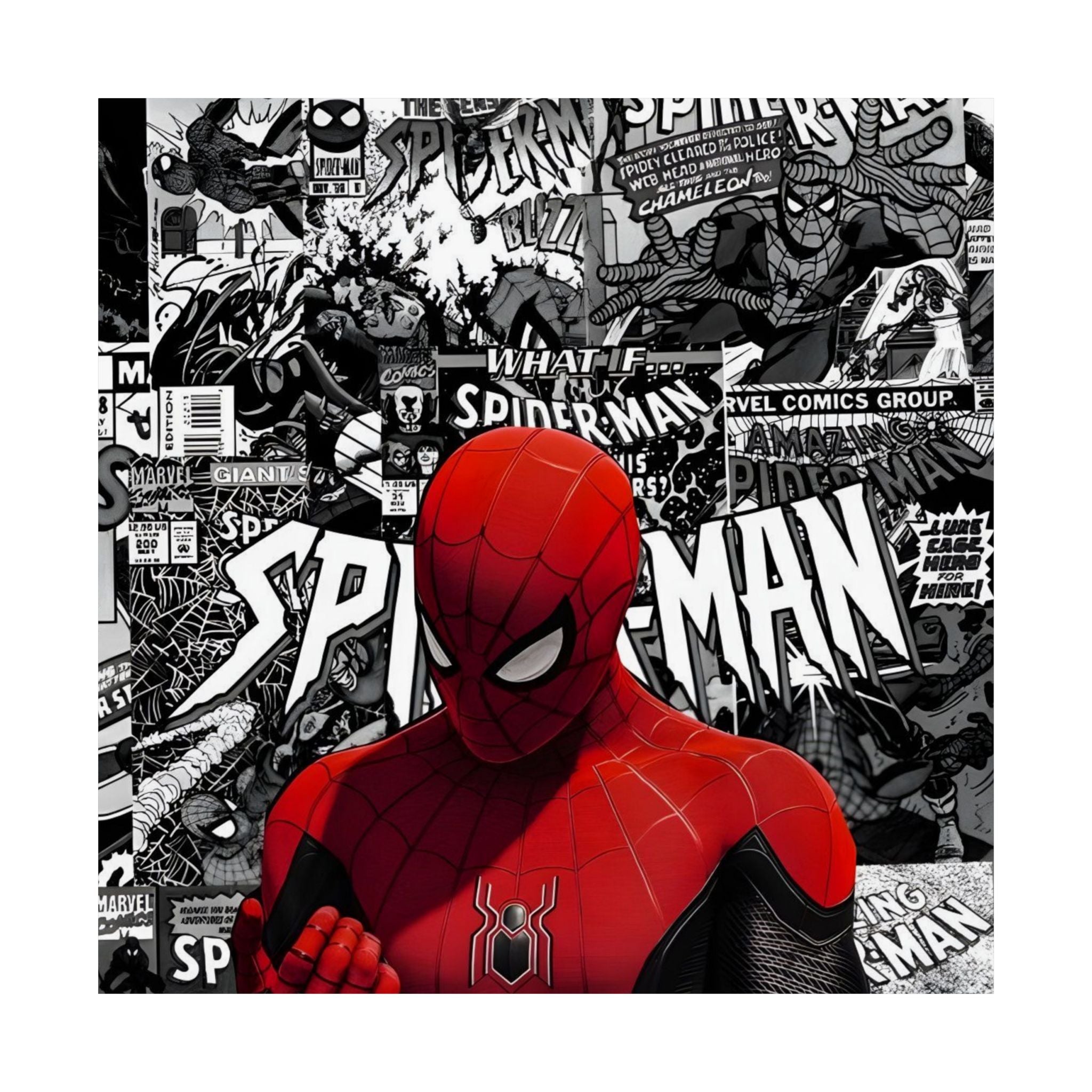 Spiderman Matte Vertical Posters | Comic Wall Art, Kids Room Decor, Superhero Print, Gift for Marvel Fans, Unique Home Decoration
