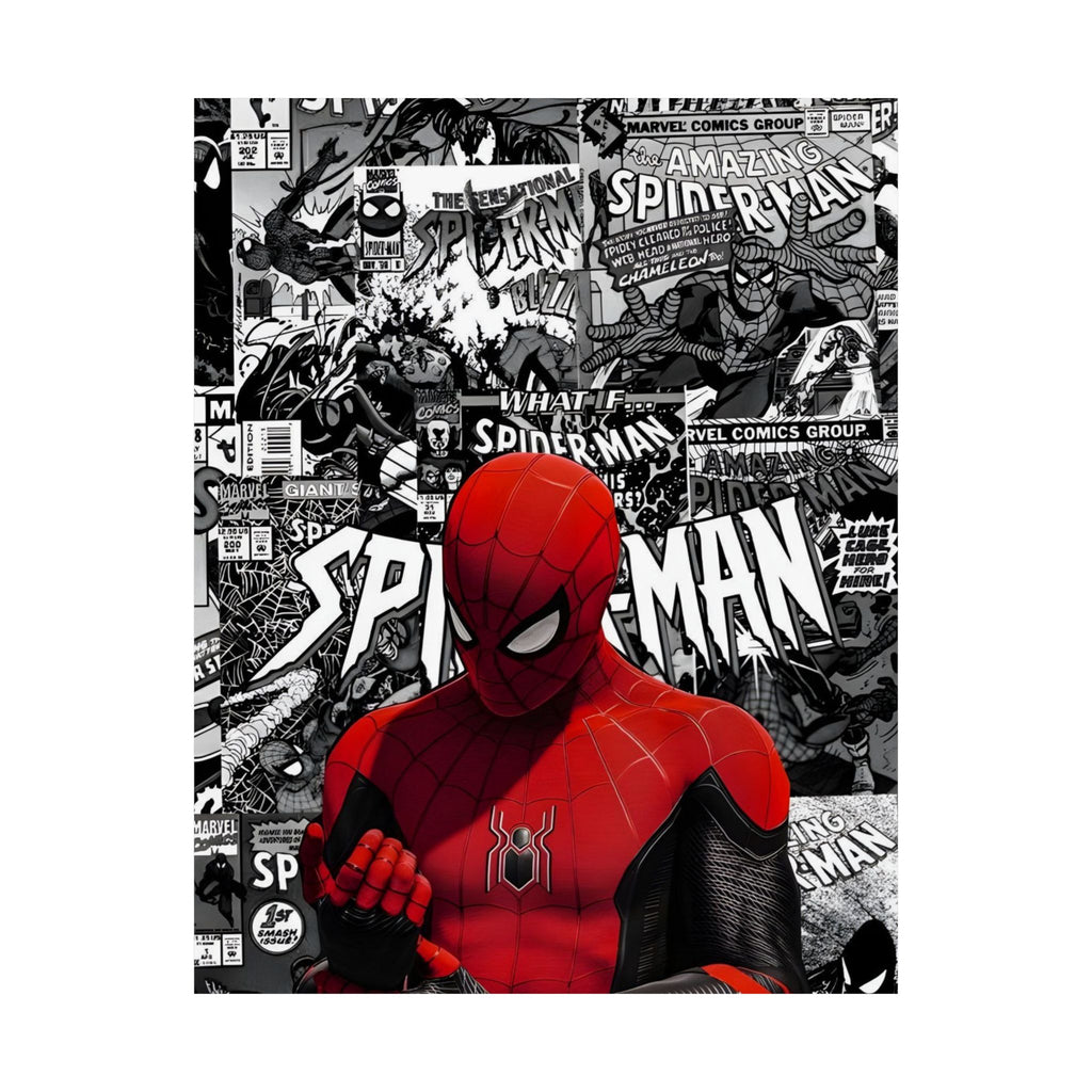 Spiderman Matte Vertical Posters | Comic Wall Art, Kids Room Decor, Superhero Print, Gift for Marvel Fans, Unique Home Decoration