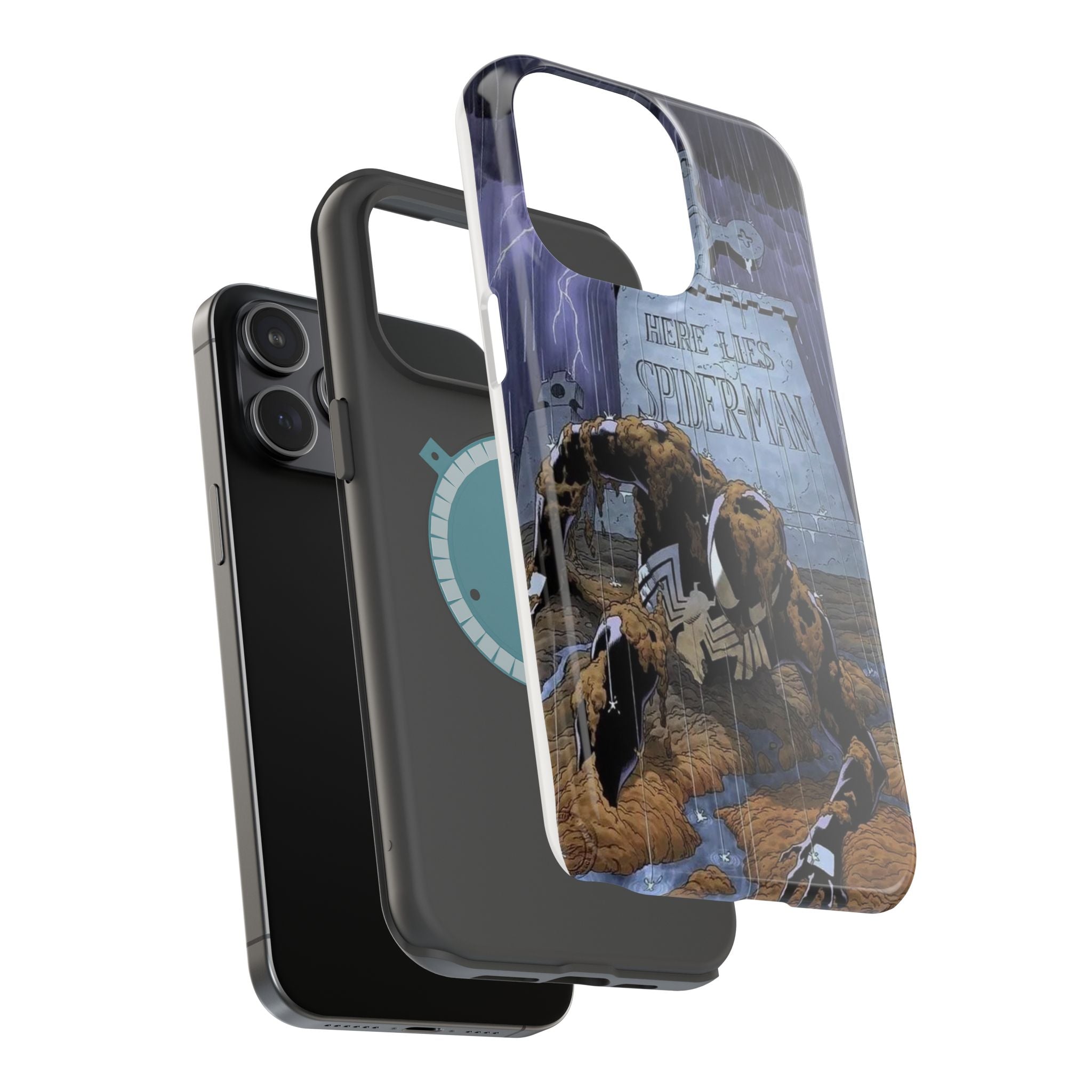 Spiderman Magnetic Phone Cases, Marvel Accessory, Superhero Gift, Phone Protection, Cool Collectible