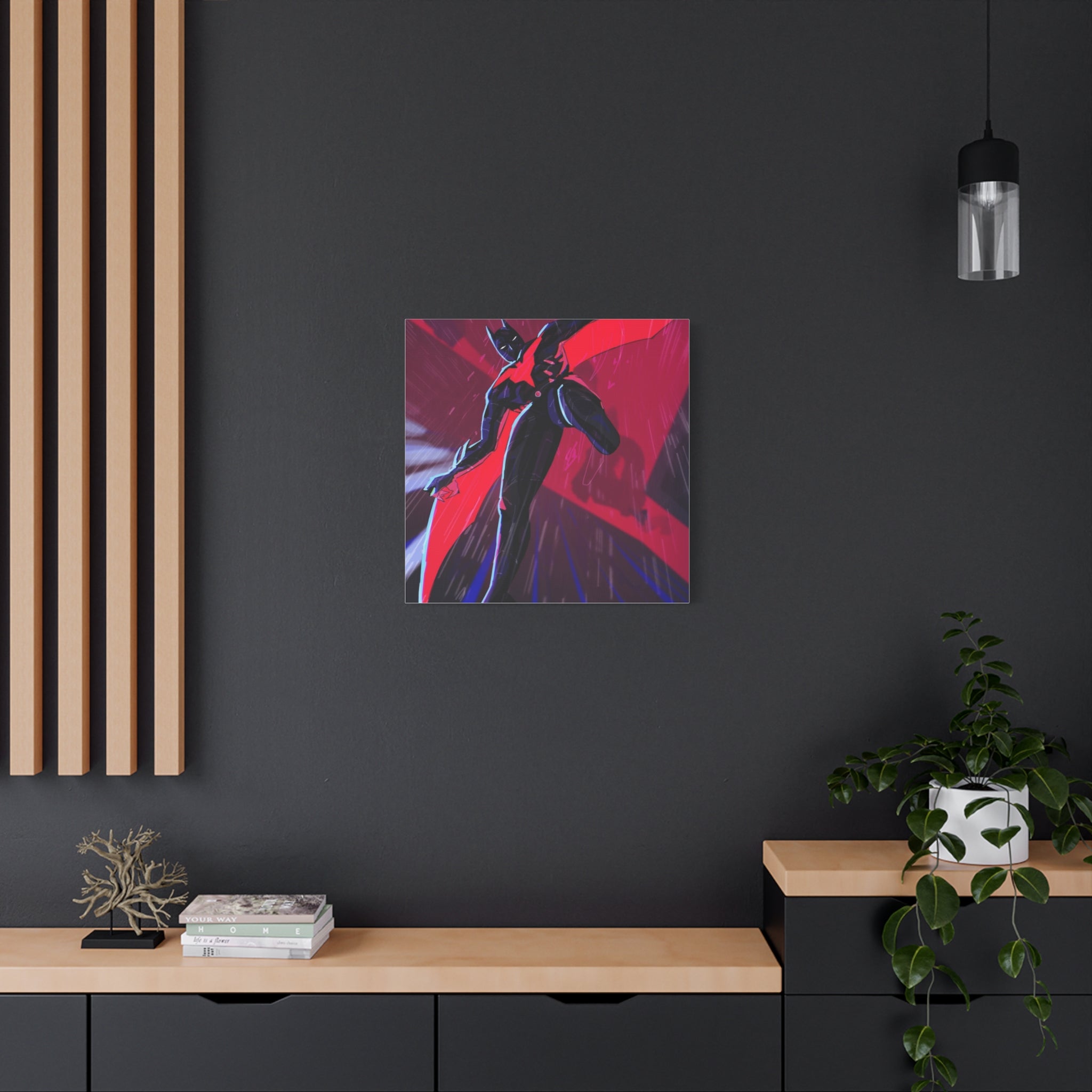 Stretched Canvas Art Print, Gothic Wall Decor, Perfect Gift for Art Lovers, Modern Bedroom Decor, Unique Home Wall Art, Gift for Her