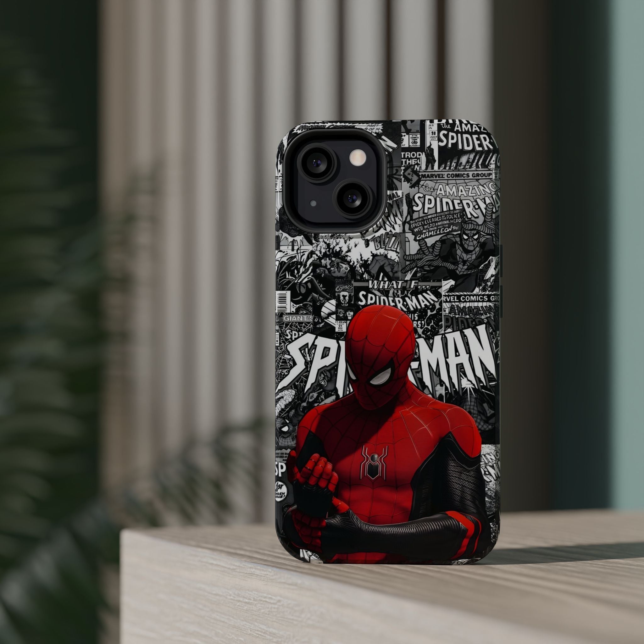 Spider-Man Magnetic Tough Case, Superhero Phone Cover, Gifts for Comic Book Fans, Durable Phone Protection, Kids and Adult Accessories
