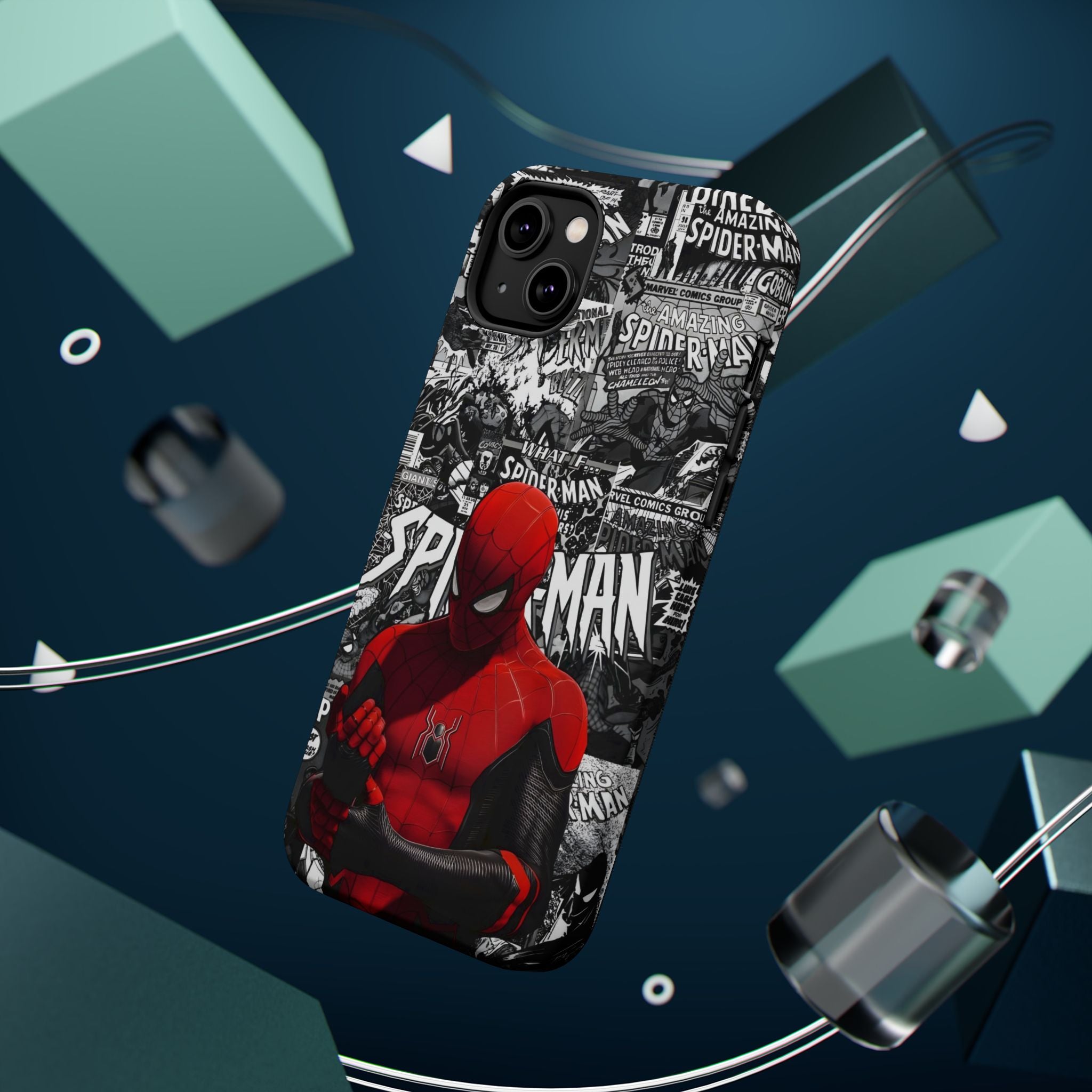 Spider-Man Magnetic Tough Case, Superhero Phone Cover, Gifts for Comic Book Fans, Durable Phone Protection, Kids and Adult Accessories