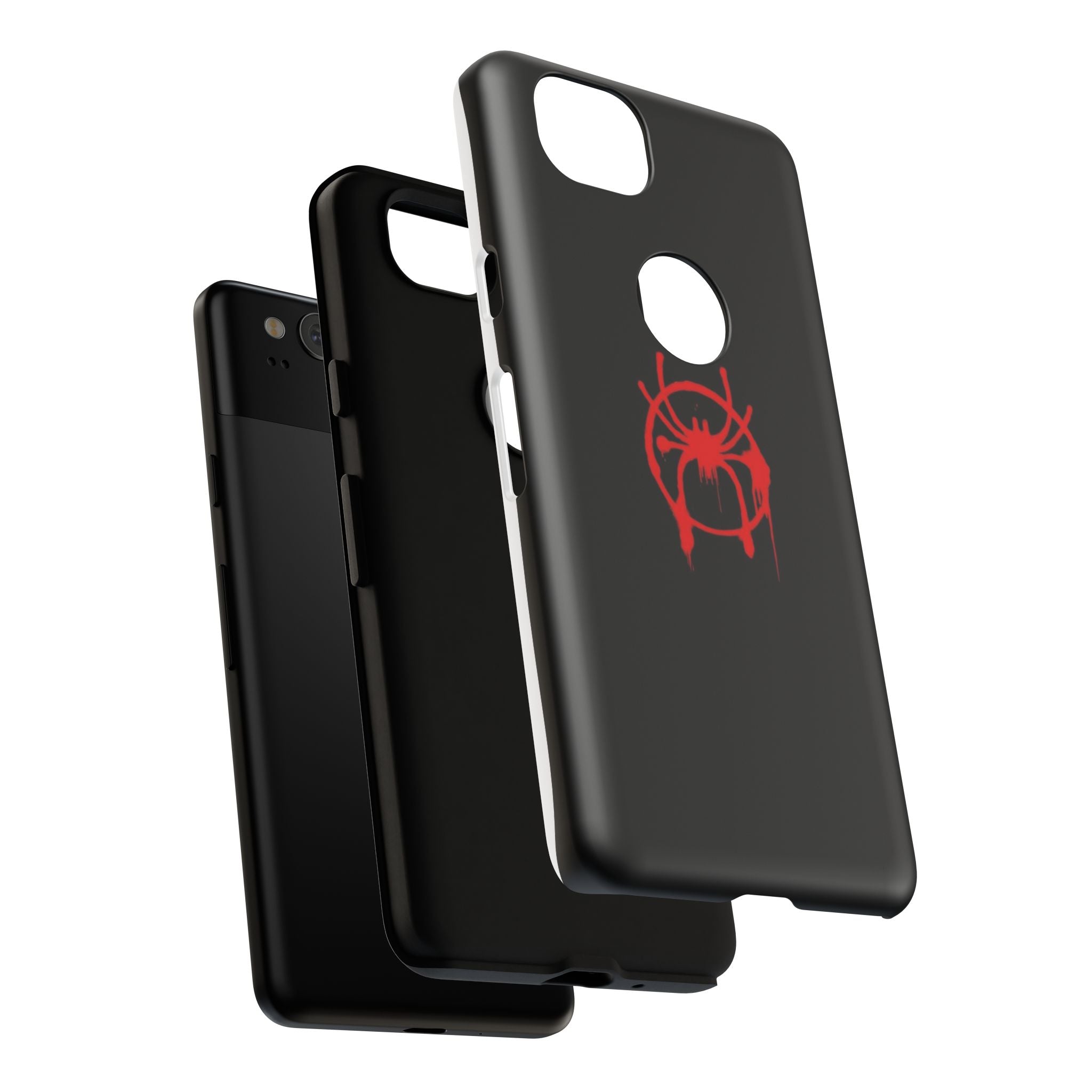 Red Spider Graphic Phone Case, Tough Phone Cover, Custom Mobile Protector, Stylish Gadget Accessory, Gift for Spider Fans