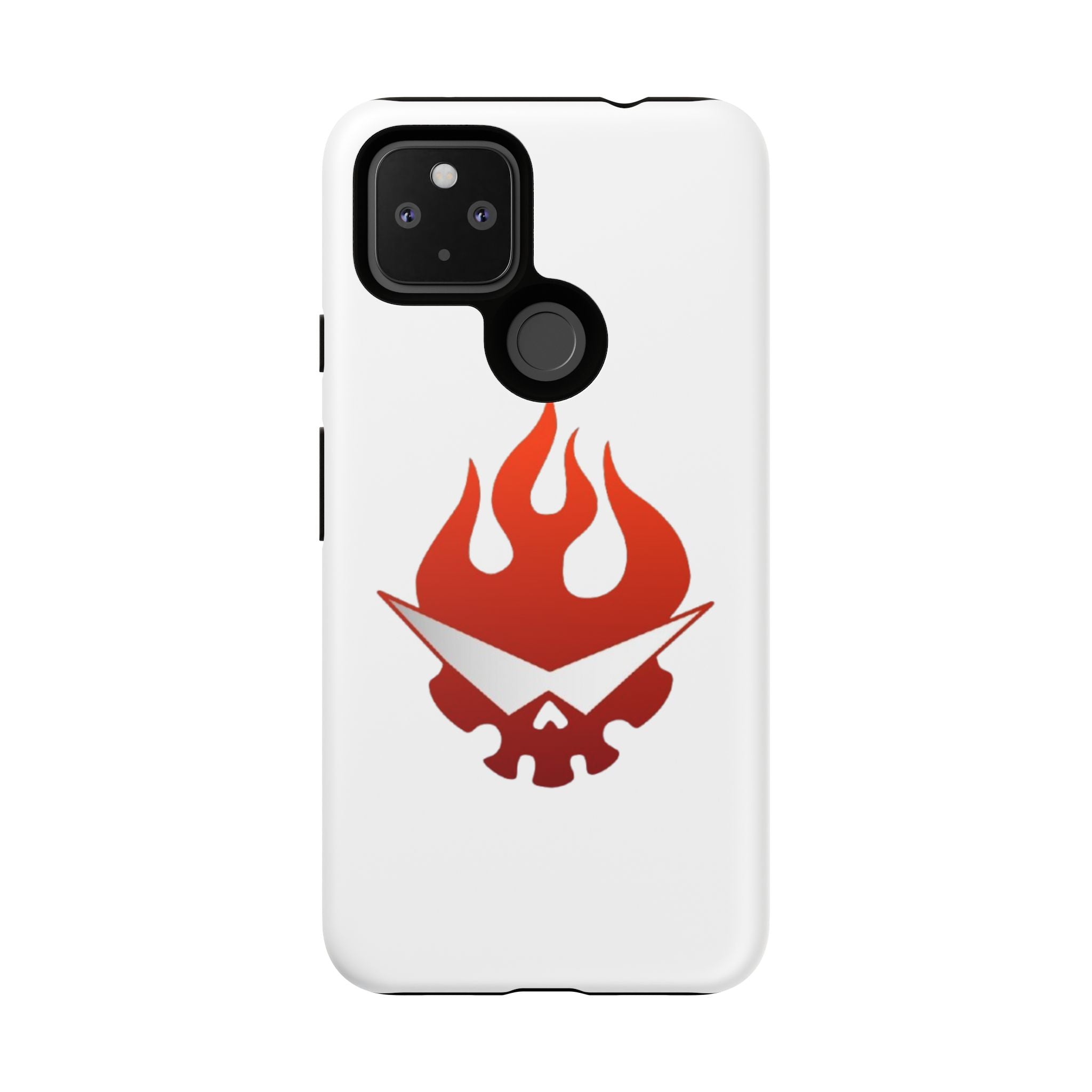 Bold Flame Phone Case, Tough Cases for Daily Protection, Stylish Accessories, Gift for Fire Lovers, Trendy Tech Gear