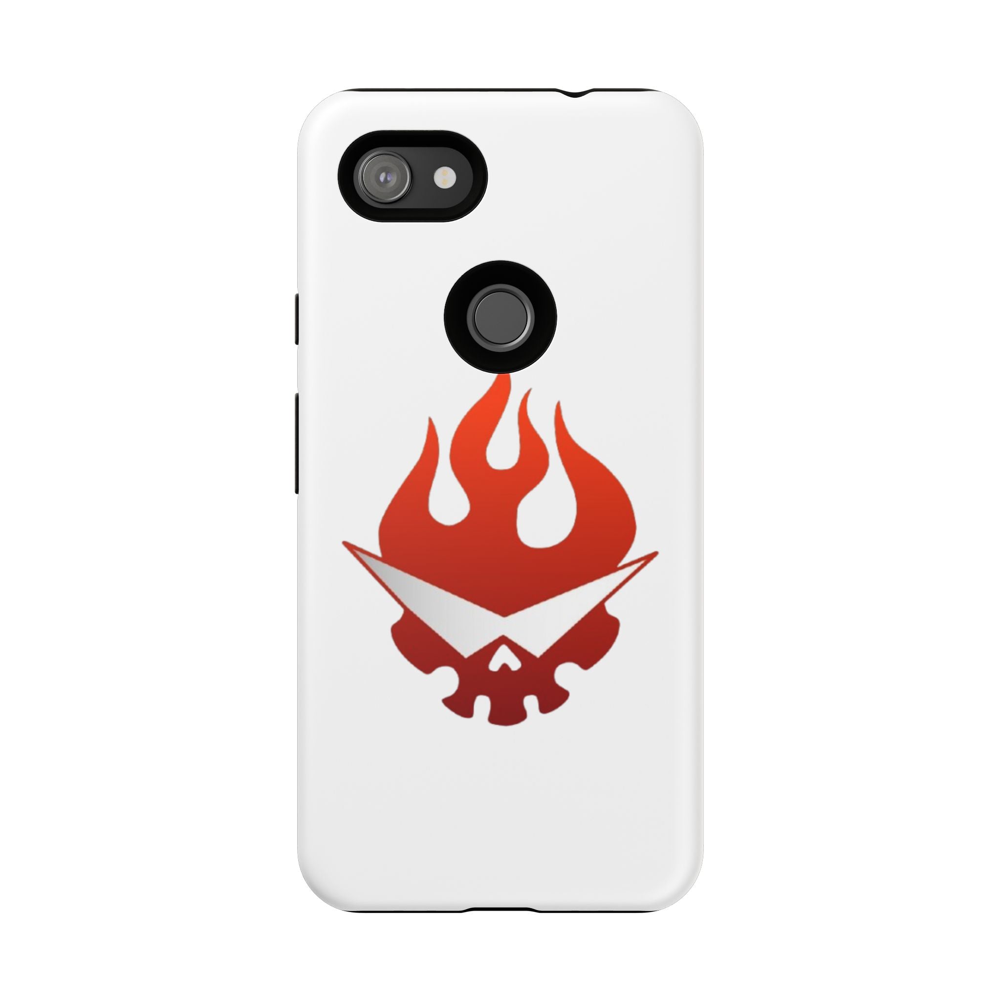 Bold Flame Phone Case, Tough Cases for Daily Protection, Stylish Accessories, Gift for Fire Lovers, Trendy Tech Gear