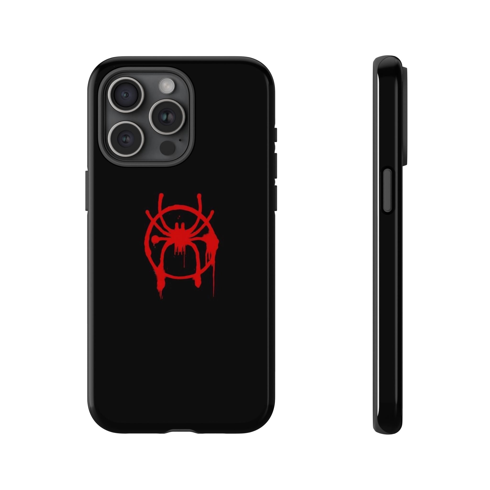 Red Spider Graphic Phone Case, Tough Phone Cover, Custom Mobile Protector, Stylish Gadget Accessory, Gift for Spider Fans
