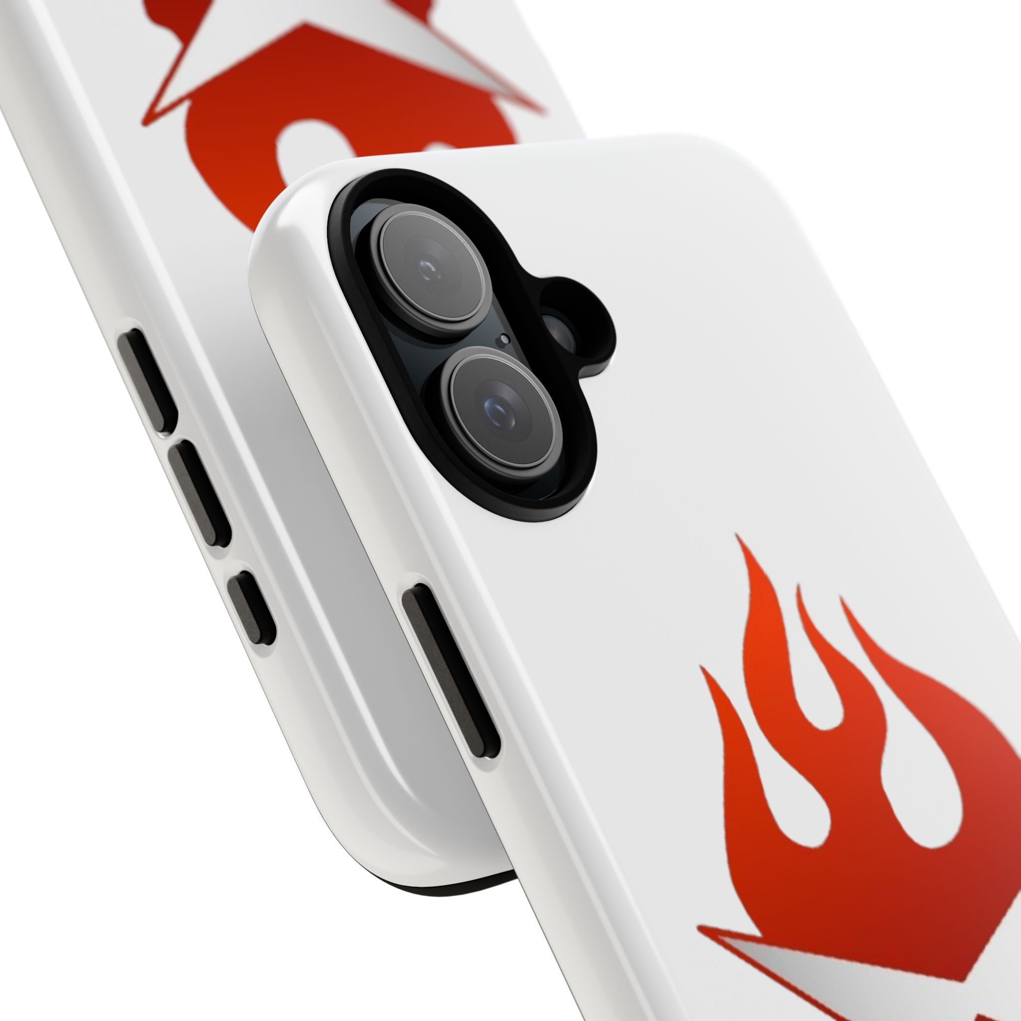 Bold Flame Phone Case, Tough Cases for Daily Protection, Stylish Accessories, Gift for Fire Lovers, Trendy Tech Gear