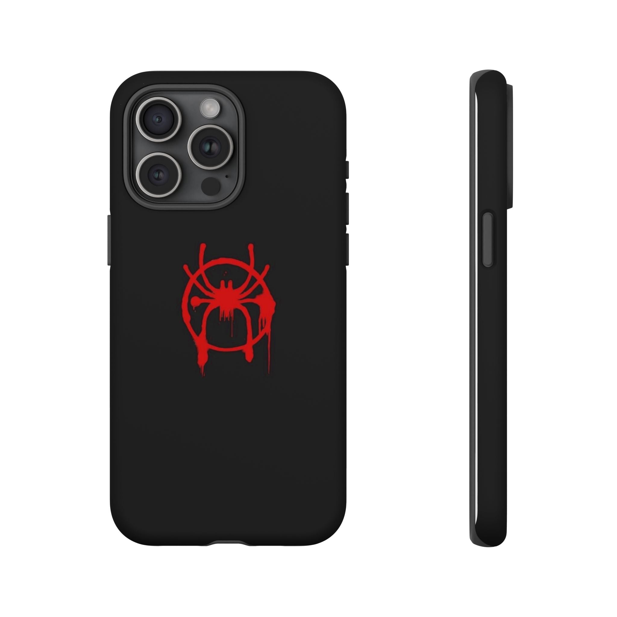 Red Spider Graphic Phone Case, Tough Phone Cover, Custom Mobile Protector, Stylish Gadget Accessory, Gift for Spider Fans