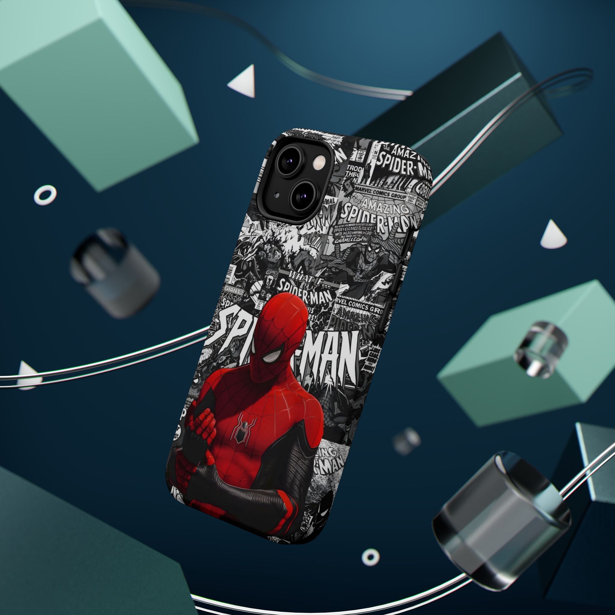 Spider-Man Magnetic Tough Case, Superhero Phone Cover, Gifts for Comic Book Fans, Durable Phone Protection, Kids and Adult Accessories