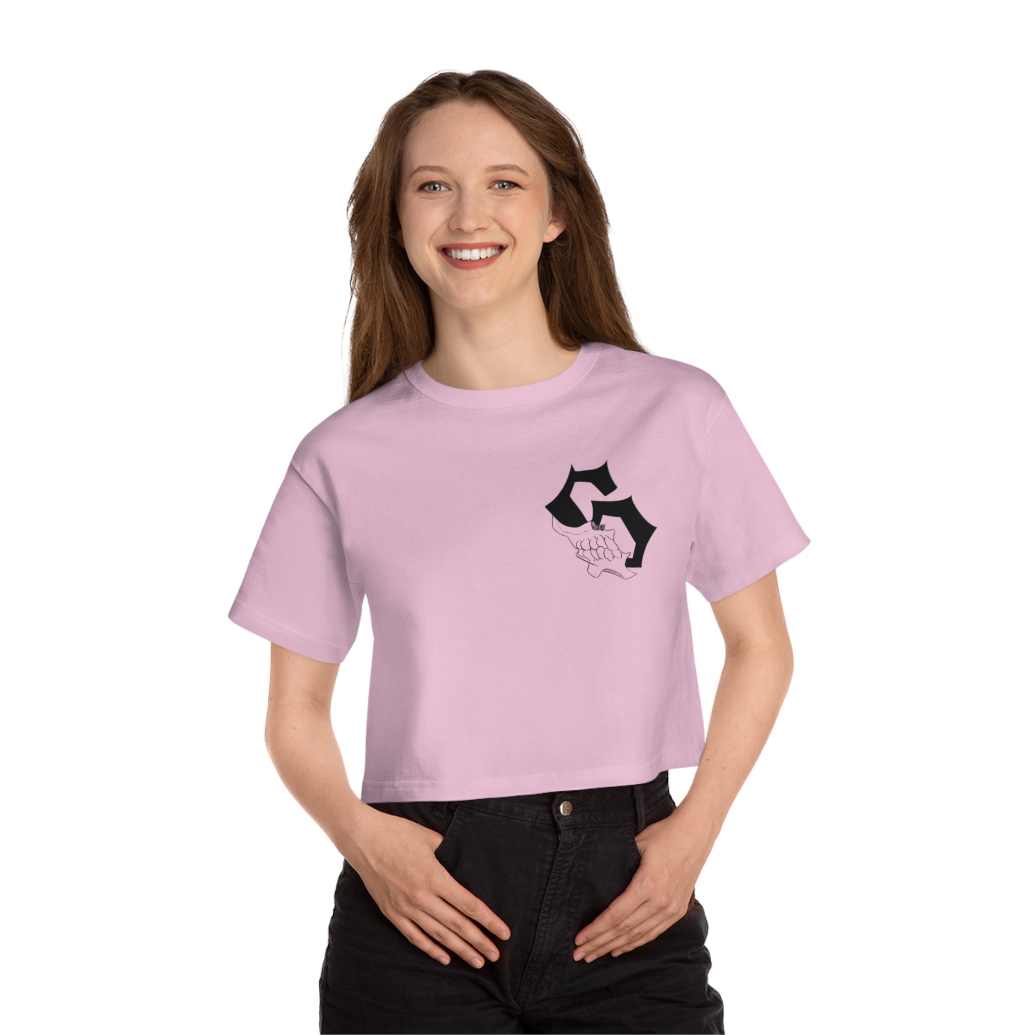 Champion Women's Heritage Cropped T-Shirt - Trendy Casual Wear, Perfect for Summer Days, Street Style, Fashionable Outfit, Gift for Her