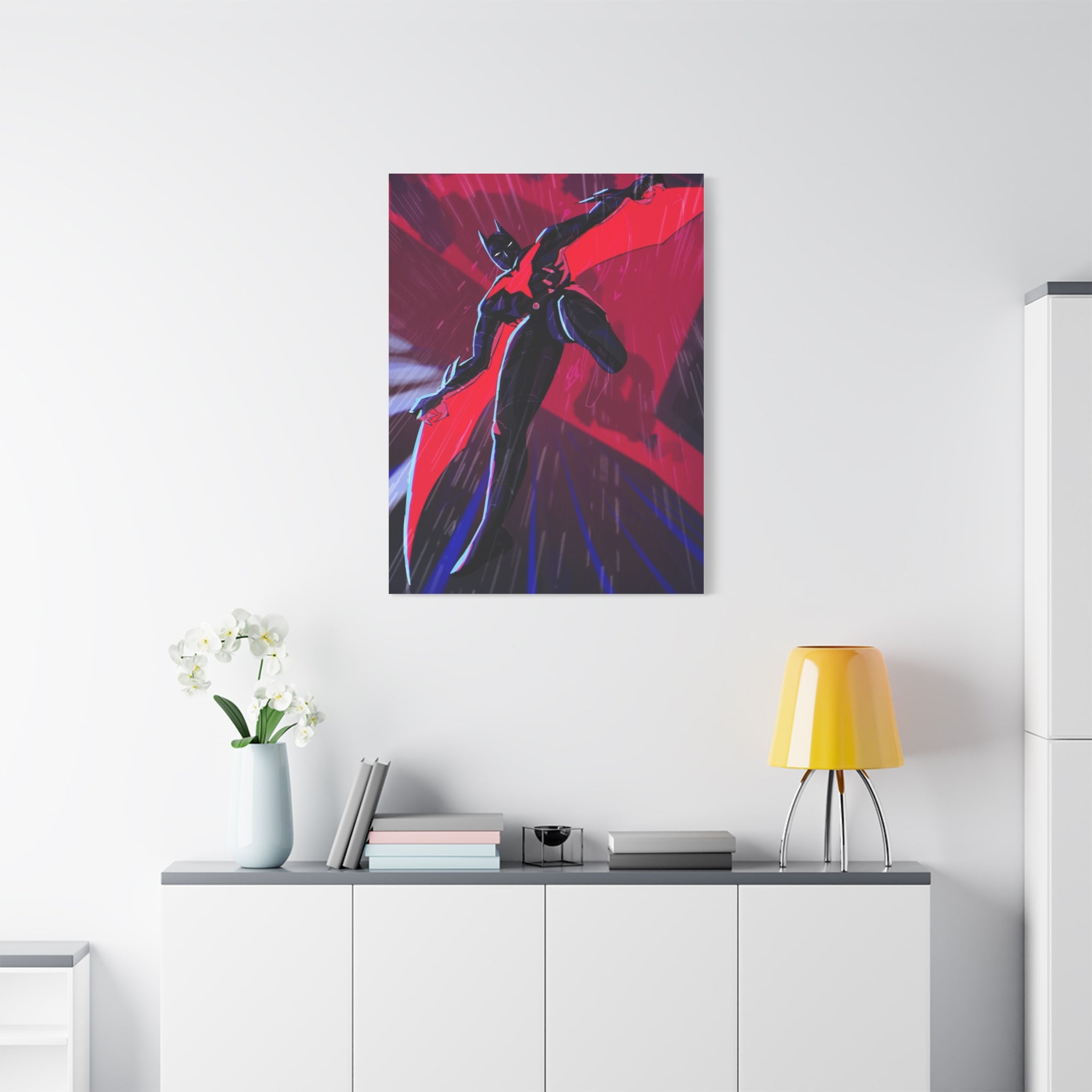 Stretched Canvas Art Print, Gothic Wall Decor, Perfect Gift for Art Lovers, Modern Bedroom Decor, Unique Home Wall Art, Gift for Her