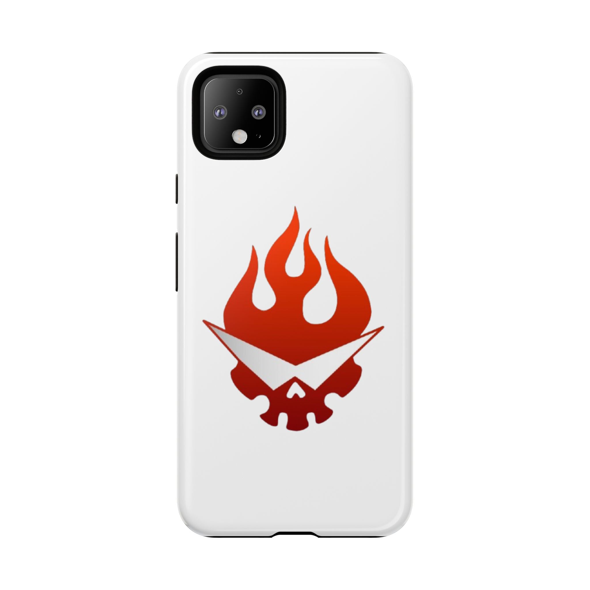 Bold Flame Phone Case, Tough Cases for Daily Protection, Stylish Accessories, Gift for Fire Lovers, Trendy Tech Gear