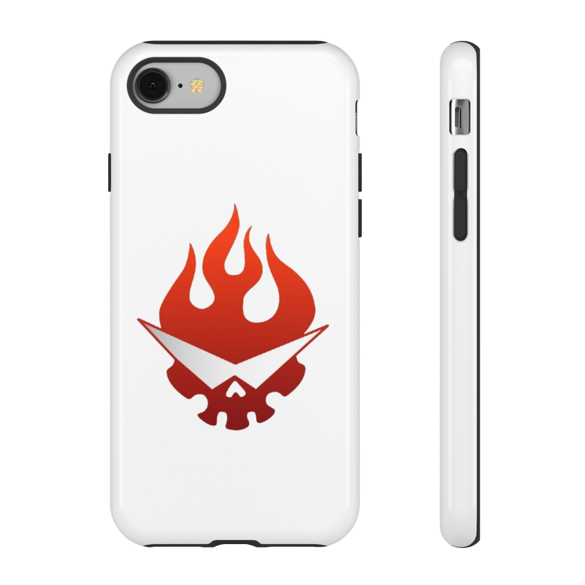 Bold Flame Phone Case, Tough Cases for Daily Protection, Stylish Accessories, Gift for Fire Lovers, Trendy Tech Gear