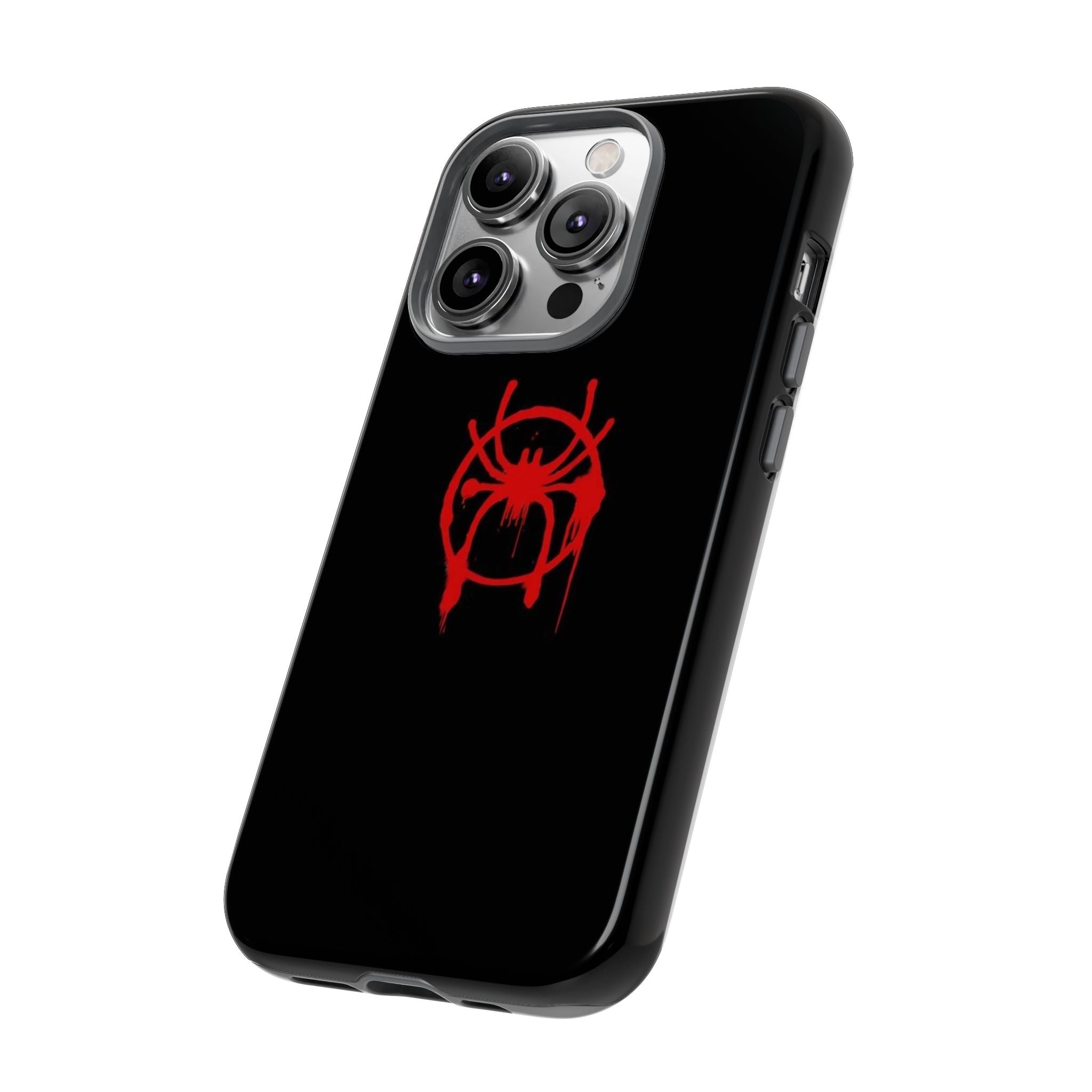 Red Spider Graphic Phone Case, Tough Phone Cover, Custom Mobile Protector, Stylish Gadget Accessory, Gift for Spider Fans