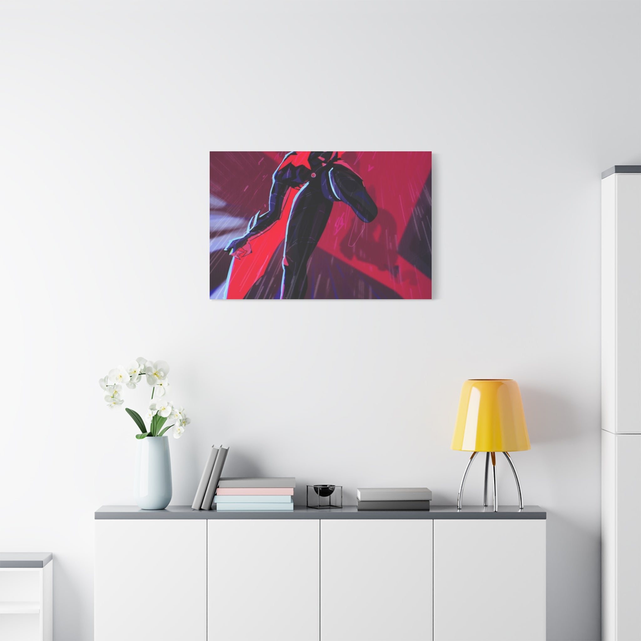 Stretched Canvas Art Print, Gothic Wall Decor, Perfect Gift for Art Lovers, Modern Bedroom Decor, Unique Home Wall Art, Gift for Her