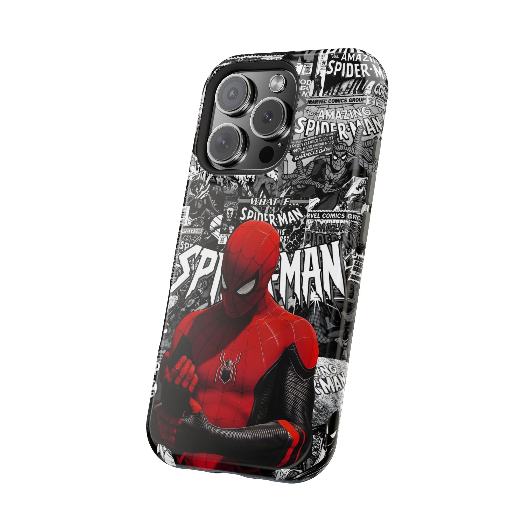 Spider-Man Magnetic Tough Case, Superhero Phone Cover, Gifts for Comic Book Fans, Durable Phone Protection, Kids and Adult Accessories