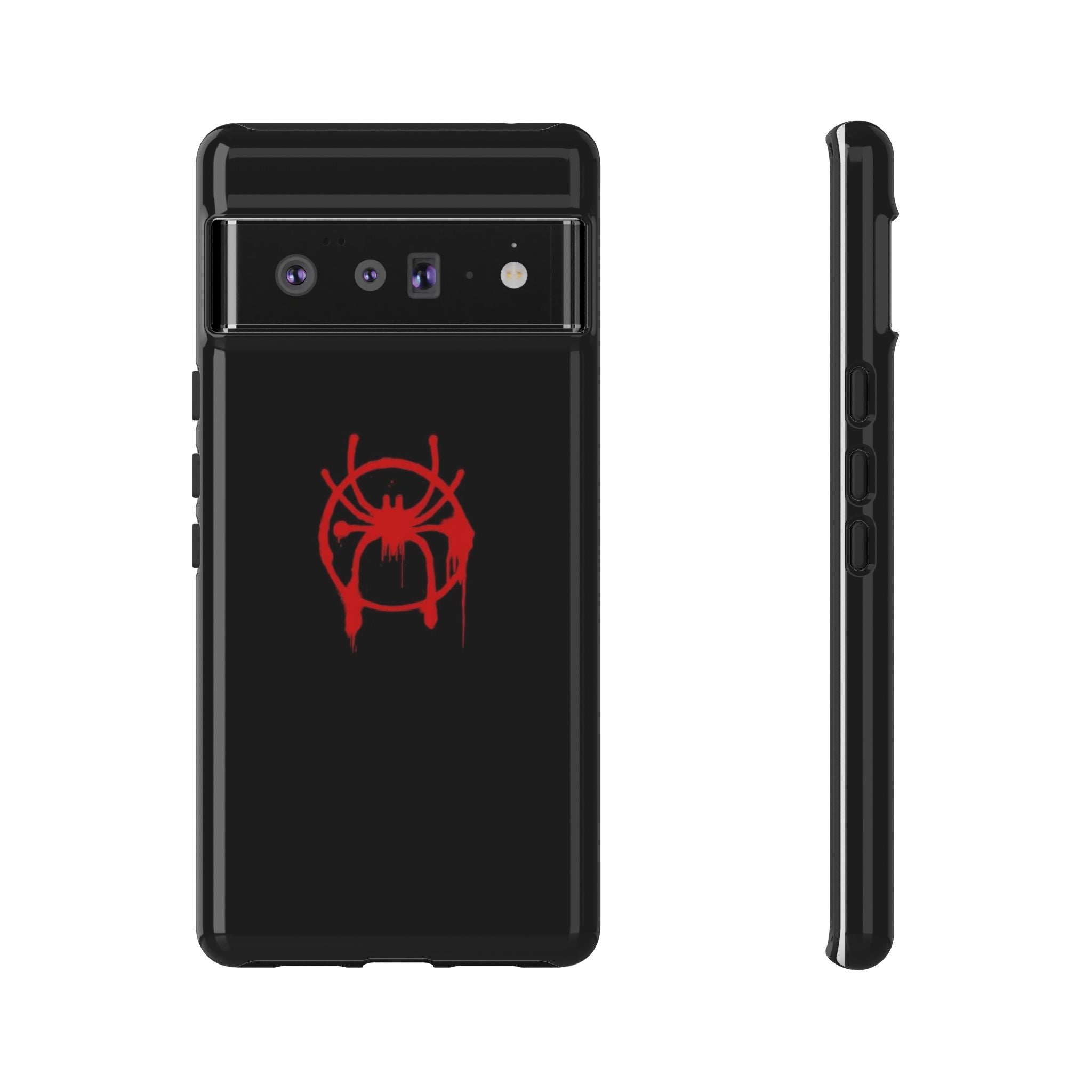 Red Spider Graphic Phone Case, Tough Phone Cover, Custom Mobile Protector, Stylish Gadget Accessory, Gift for Spider Fans