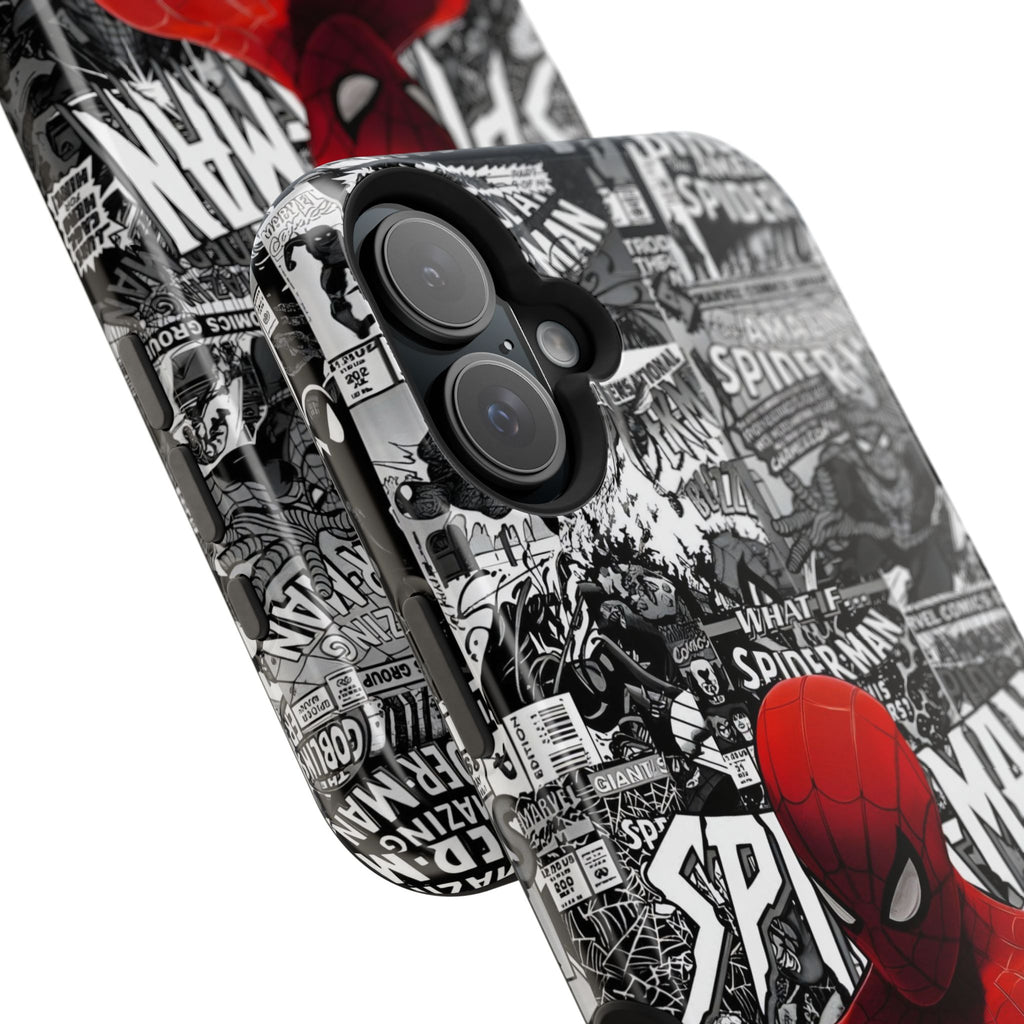 Spider-Man Magnetic Tough Case, Superhero Phone Cover, Gifts for Comic Book Fans, Durable Phone Protection, Kids and Adult Accessories