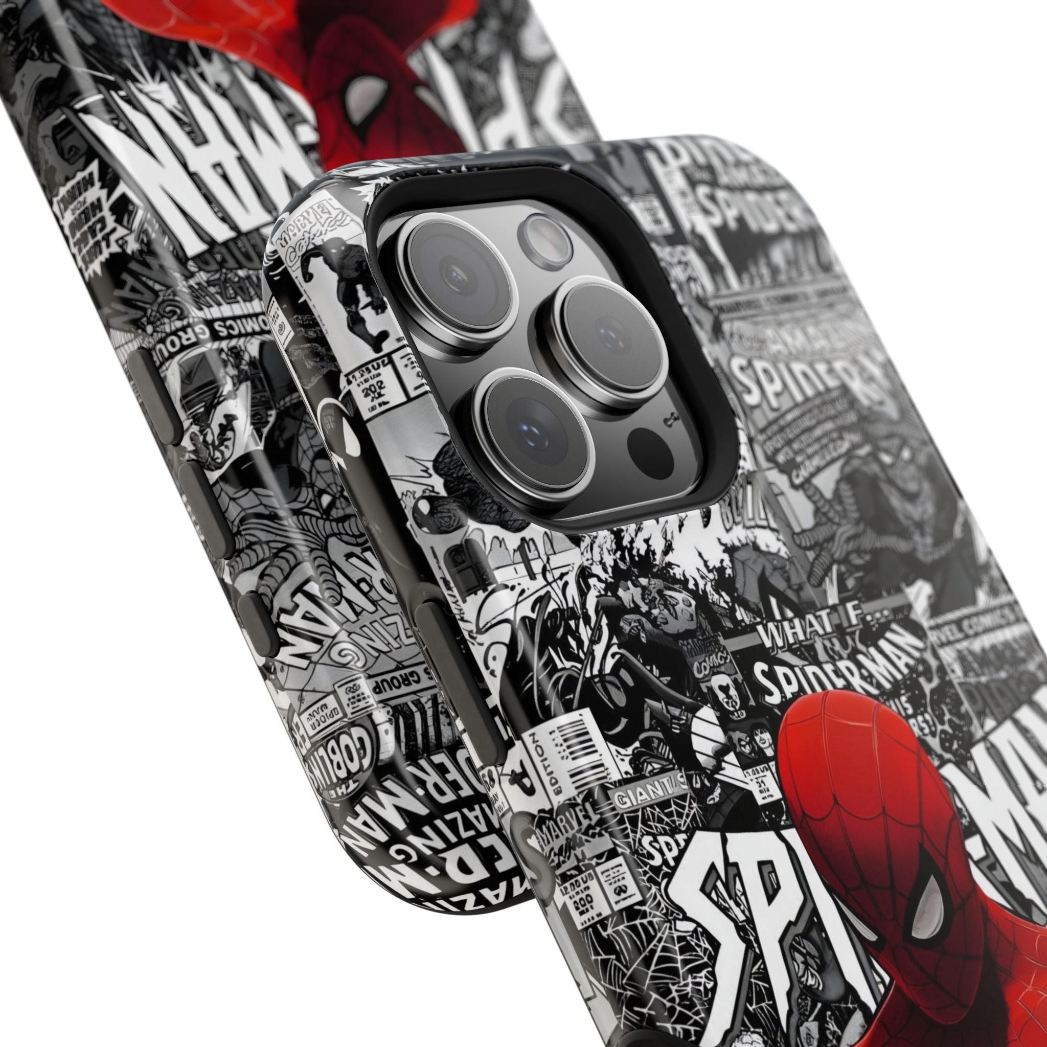 Spider-Man Magnetic Tough Case, Superhero Phone Cover, Gifts for Comic Book Fans, Durable Phone Protection, Kids and Adult Accessories