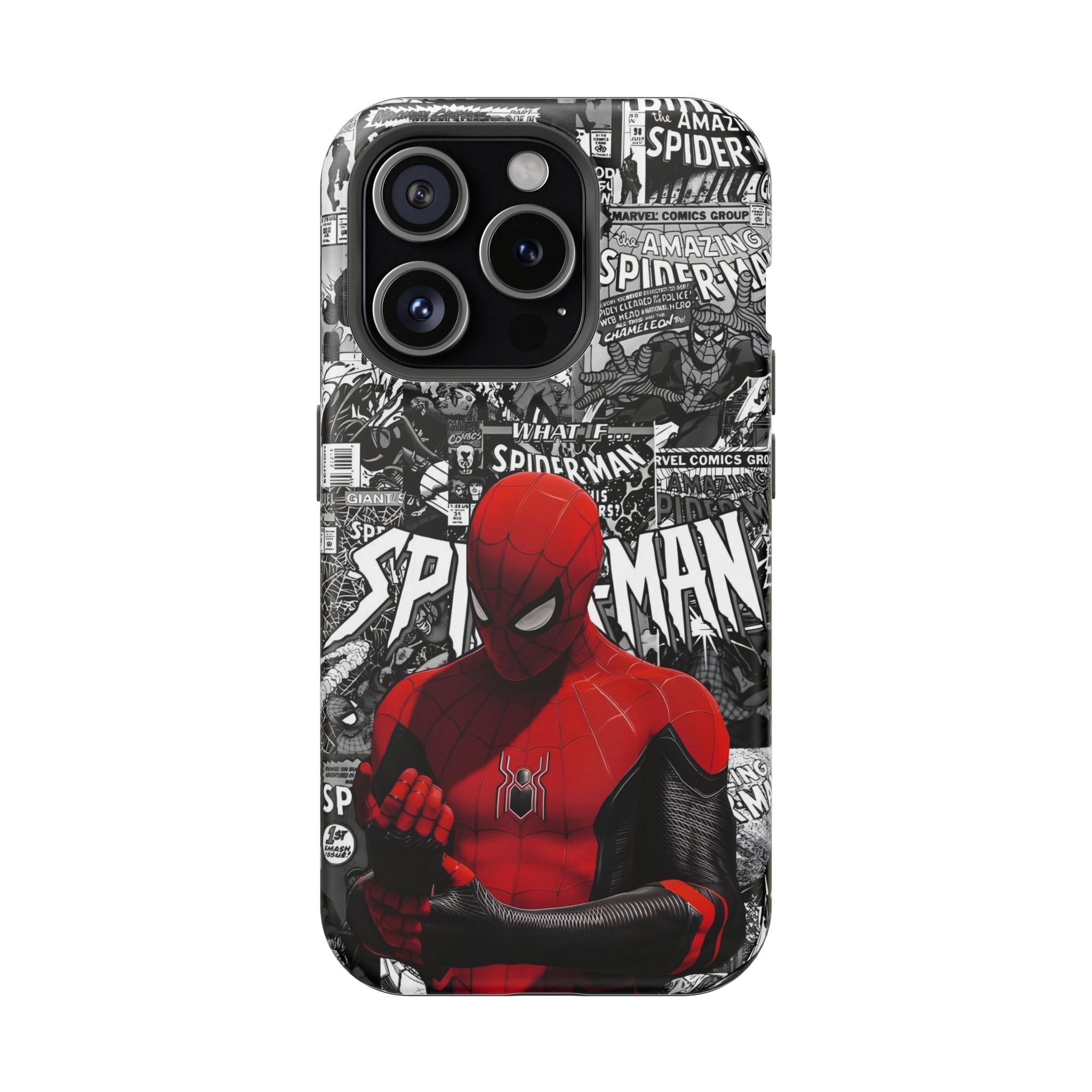 Spider-Man Magnetic Tough Case, Superhero Phone Cover, Gifts for Comic Book Fans, Durable Phone Protection, Kids and Adult Accessories