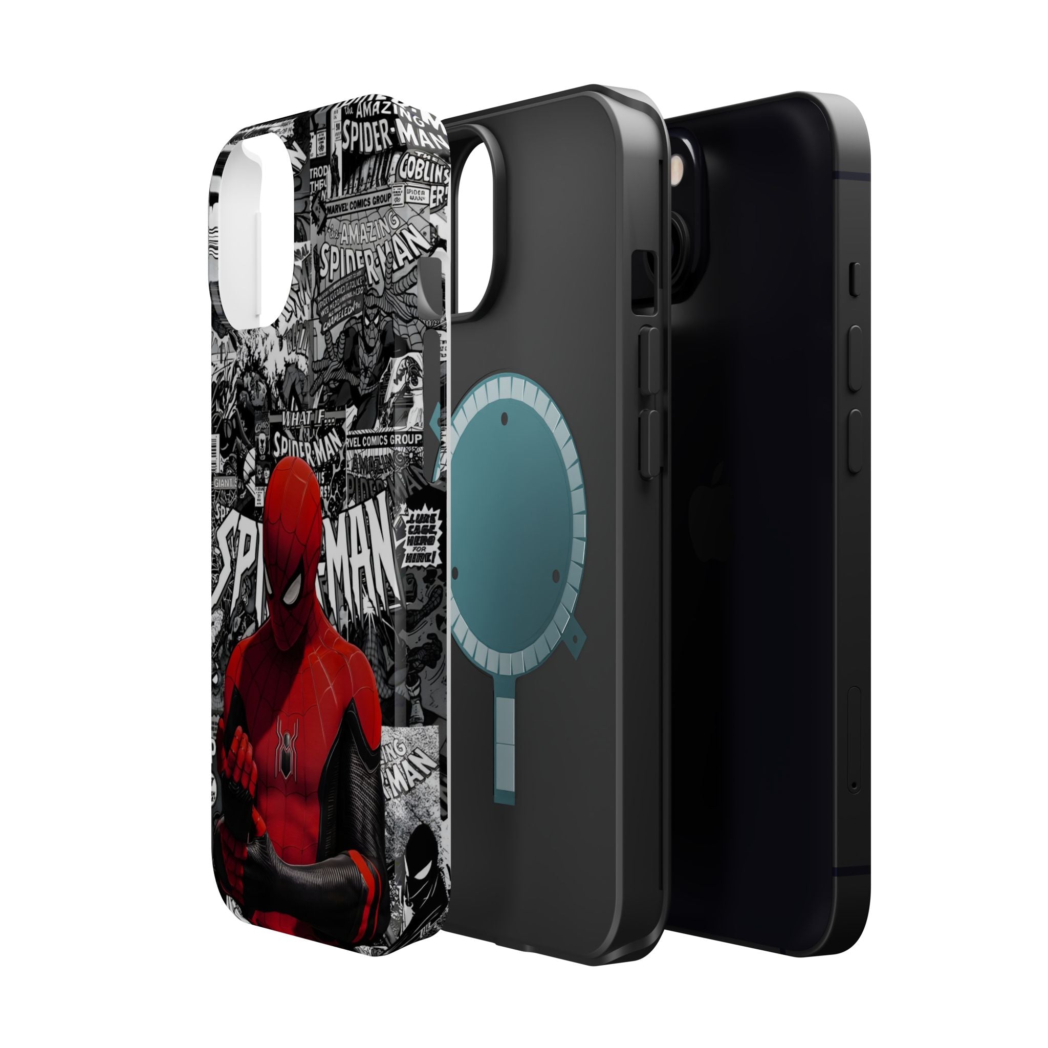 Spider-Man Magnetic Tough Case, Superhero Phone Cover, Gifts for Comic Book Fans, Durable Phone Protection, Kids and Adult Accessories
